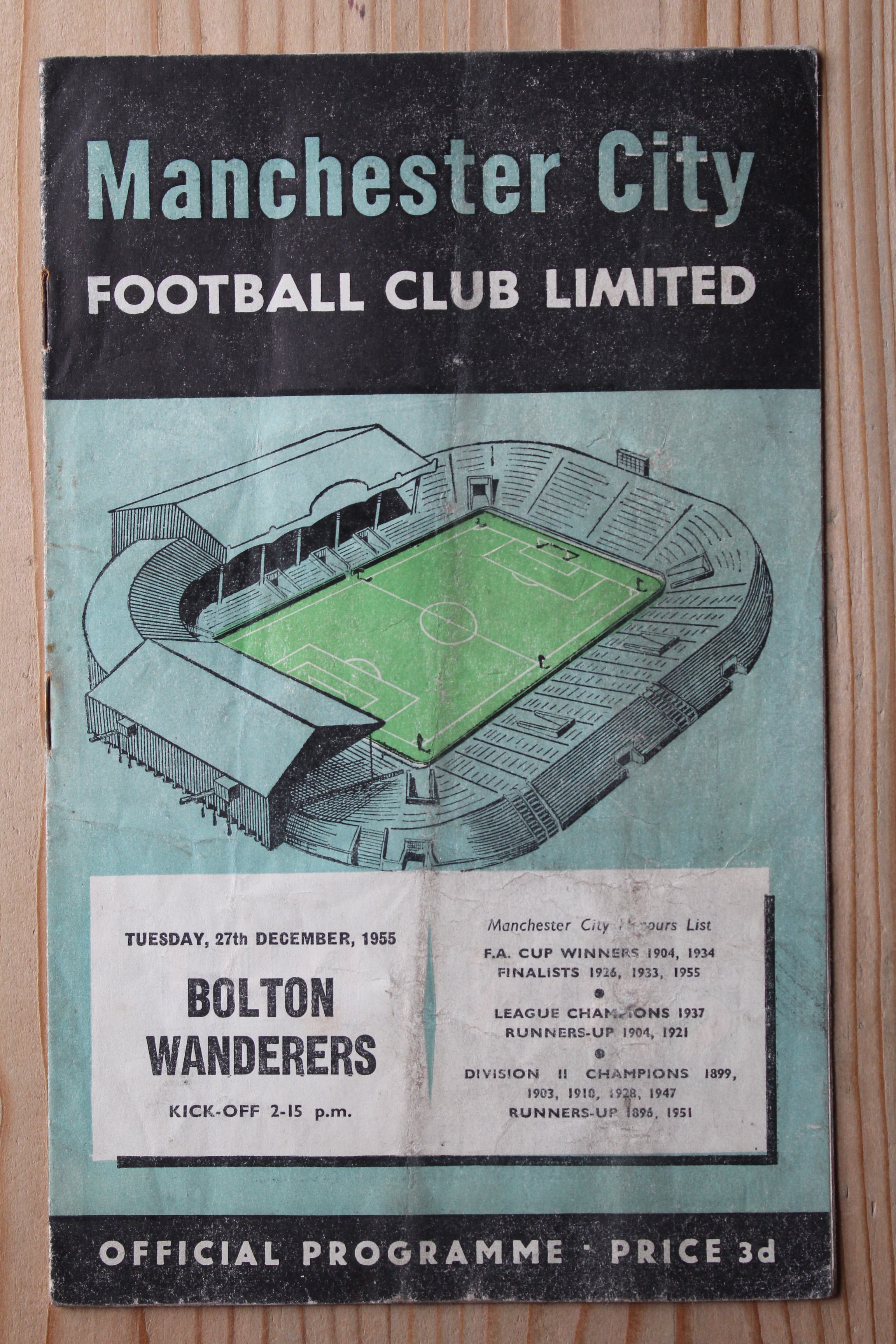 Manchester City FC v Bolton Wanderers FC