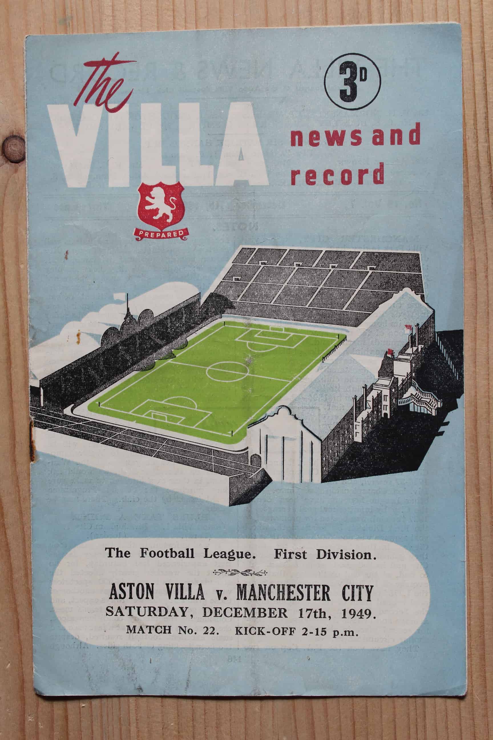 Aston Villa FC v Manchester City FC