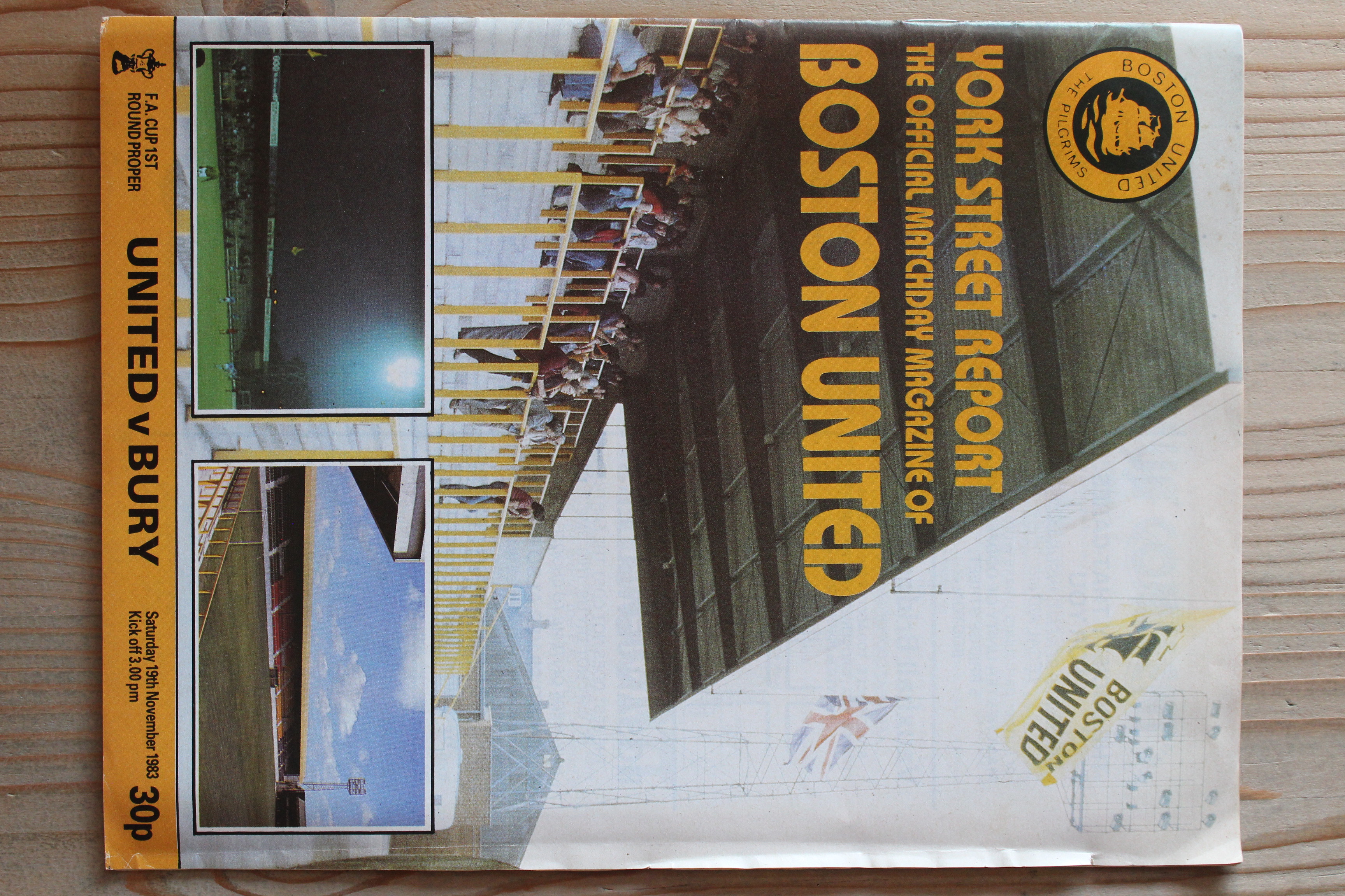 Boston United v Bury FC