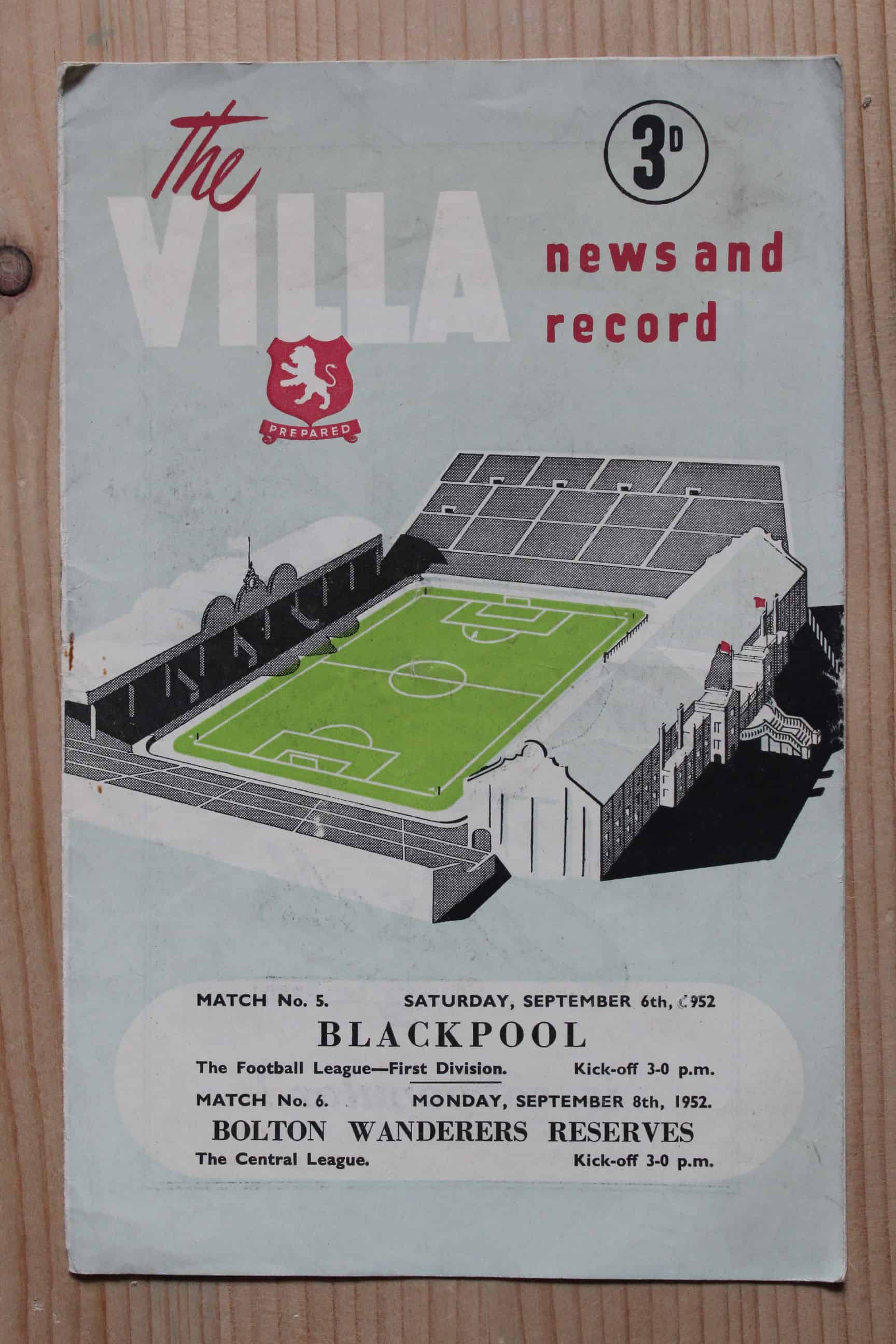 Aston Villa FC v Blackpool FC