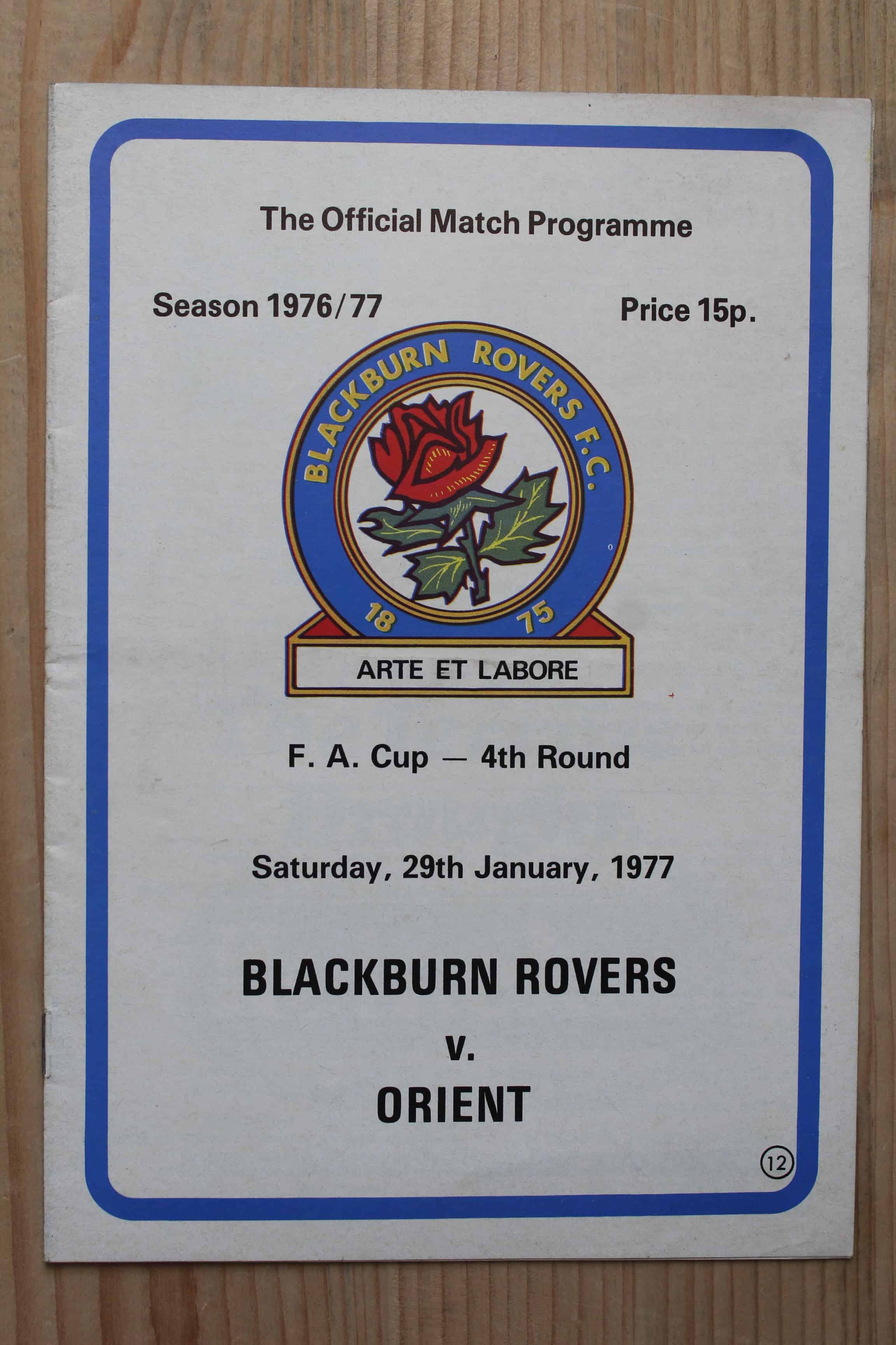 Blackburn Rovers FC v Orient