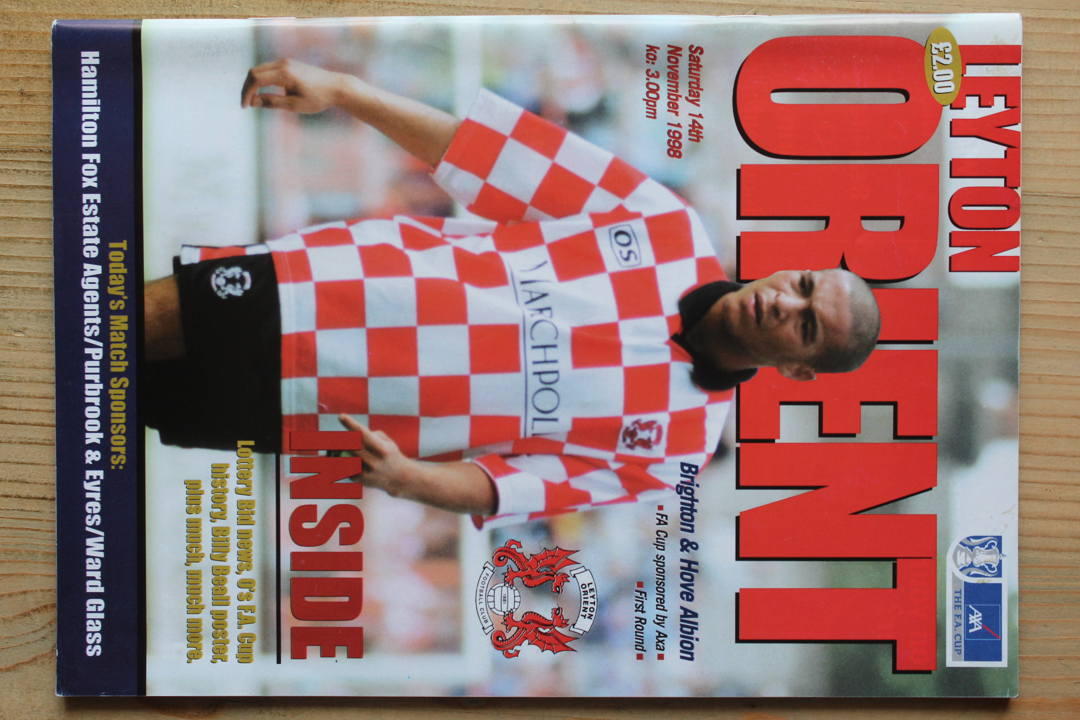 Leyton Orient FC v Brighton & Hove Albion FC