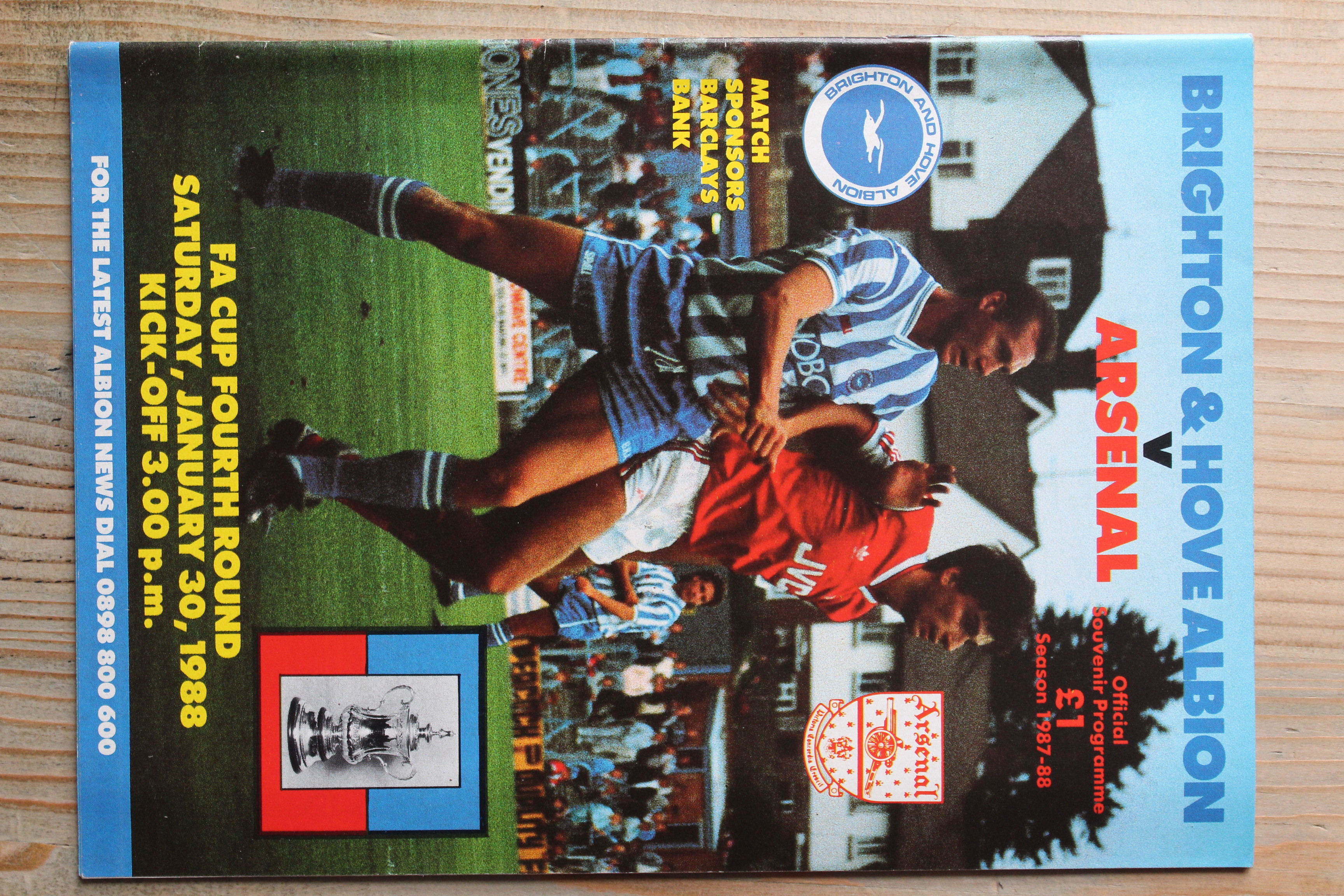 Brighton & Hove Albion FC v Arsenal FC