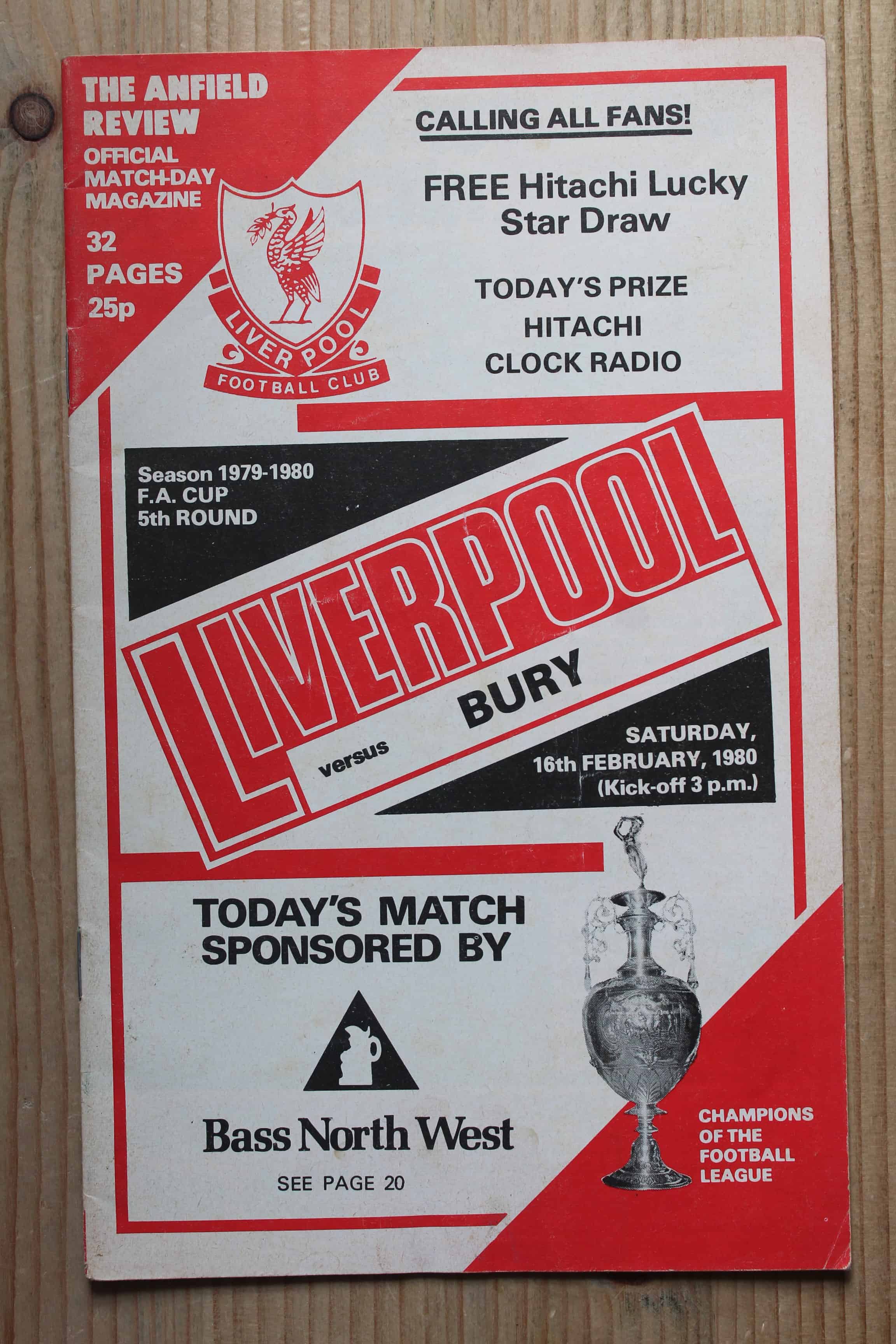 Liverpool FC v Bury FC