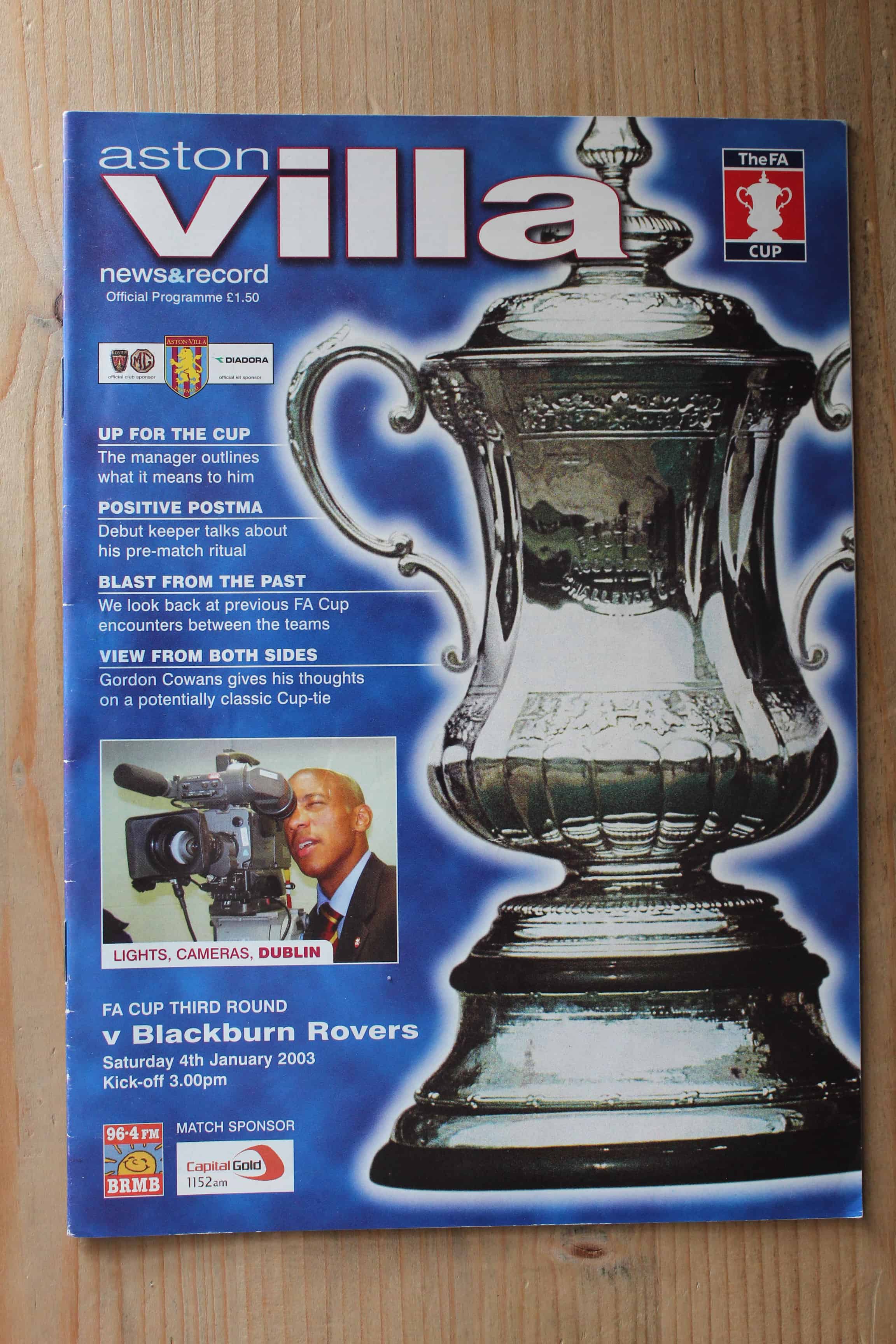 Aston Villa FC v Blackburn Rovers FC