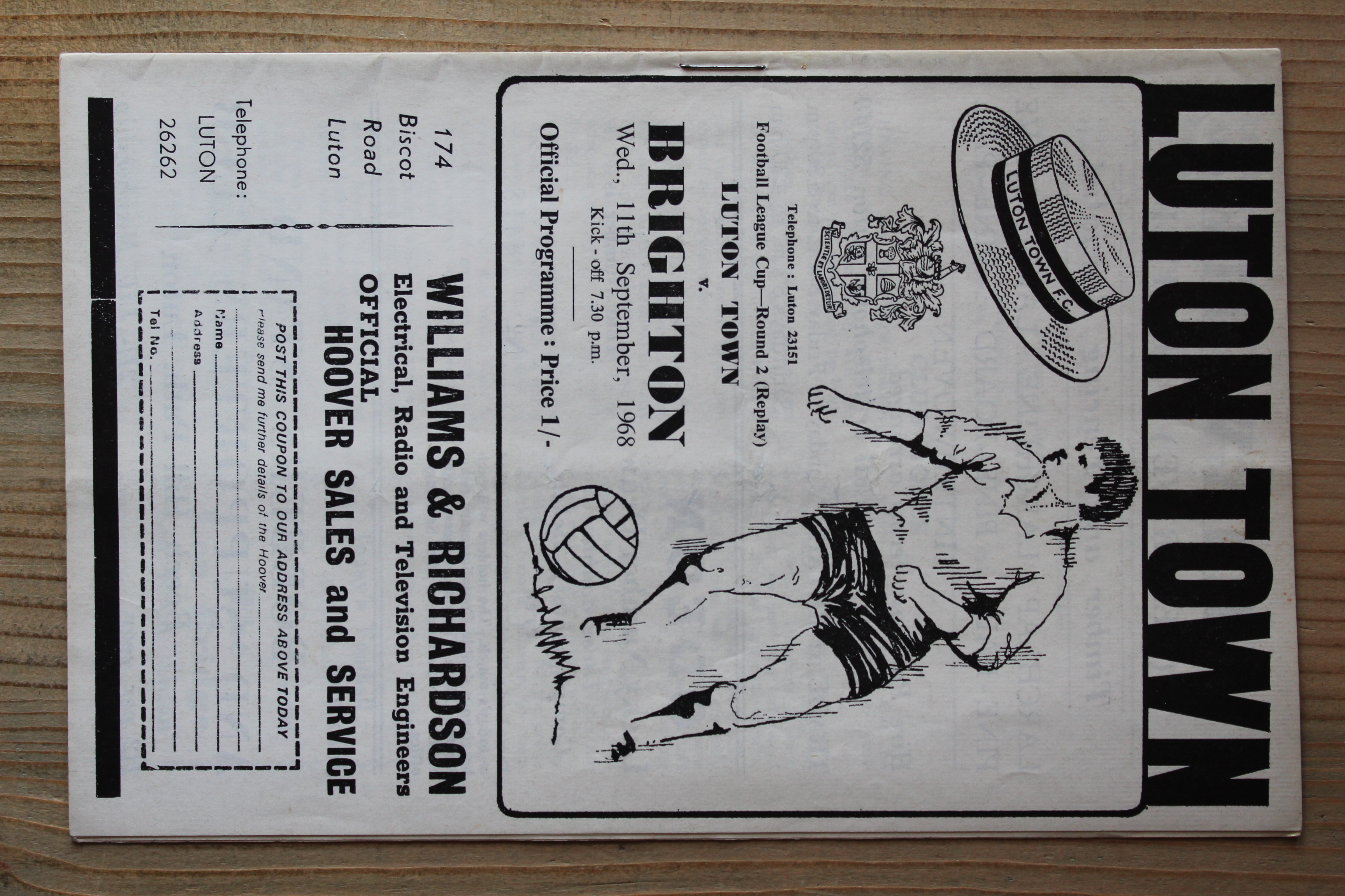 Luton Town FC v Brighton & Hove Albion FC