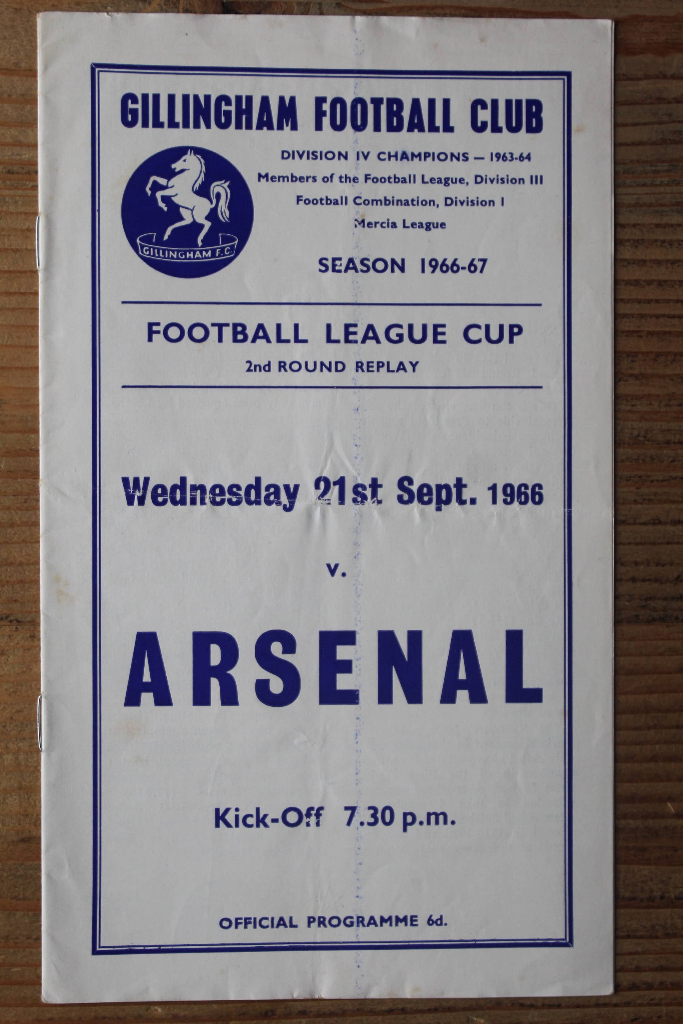 Gillingham FC v Arsenal FC