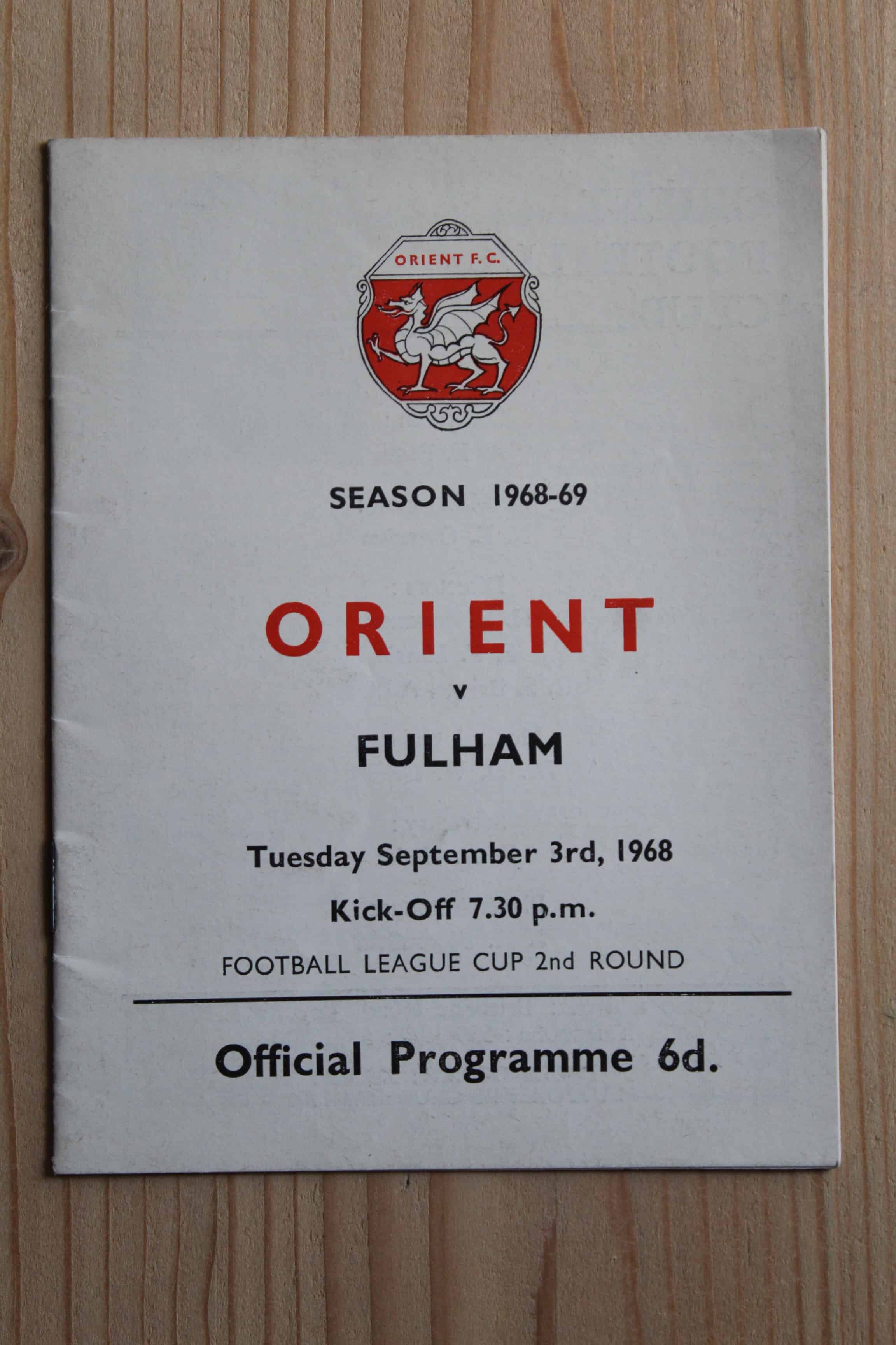 Orient v Fulham FC