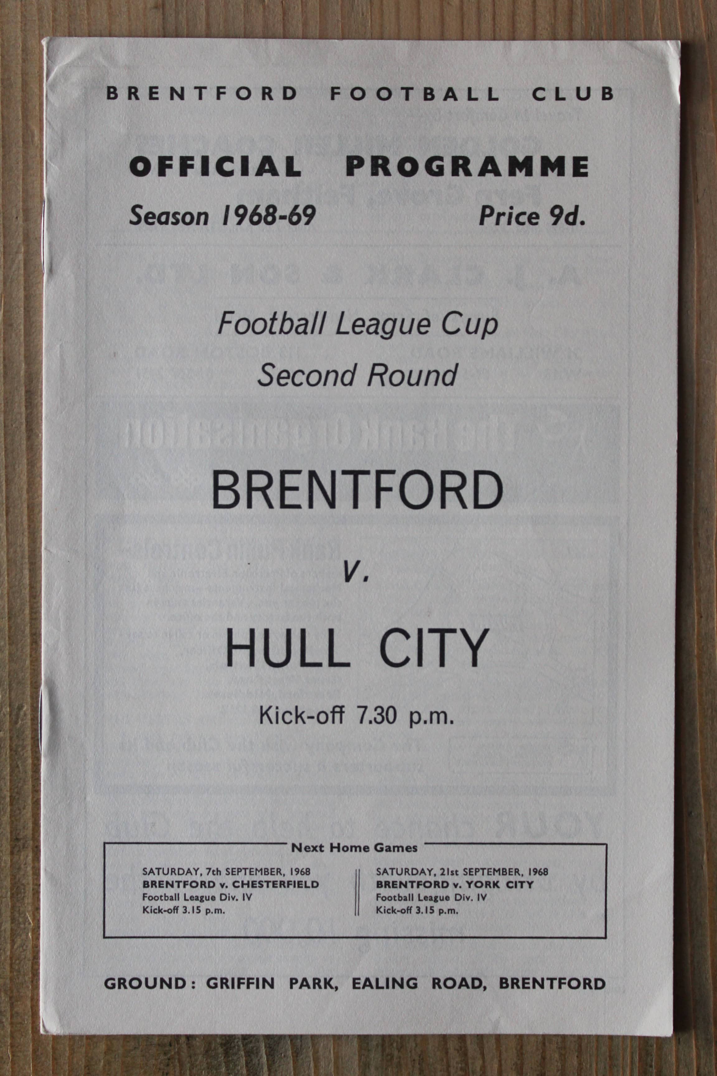 Brentford FC v Hull City FC