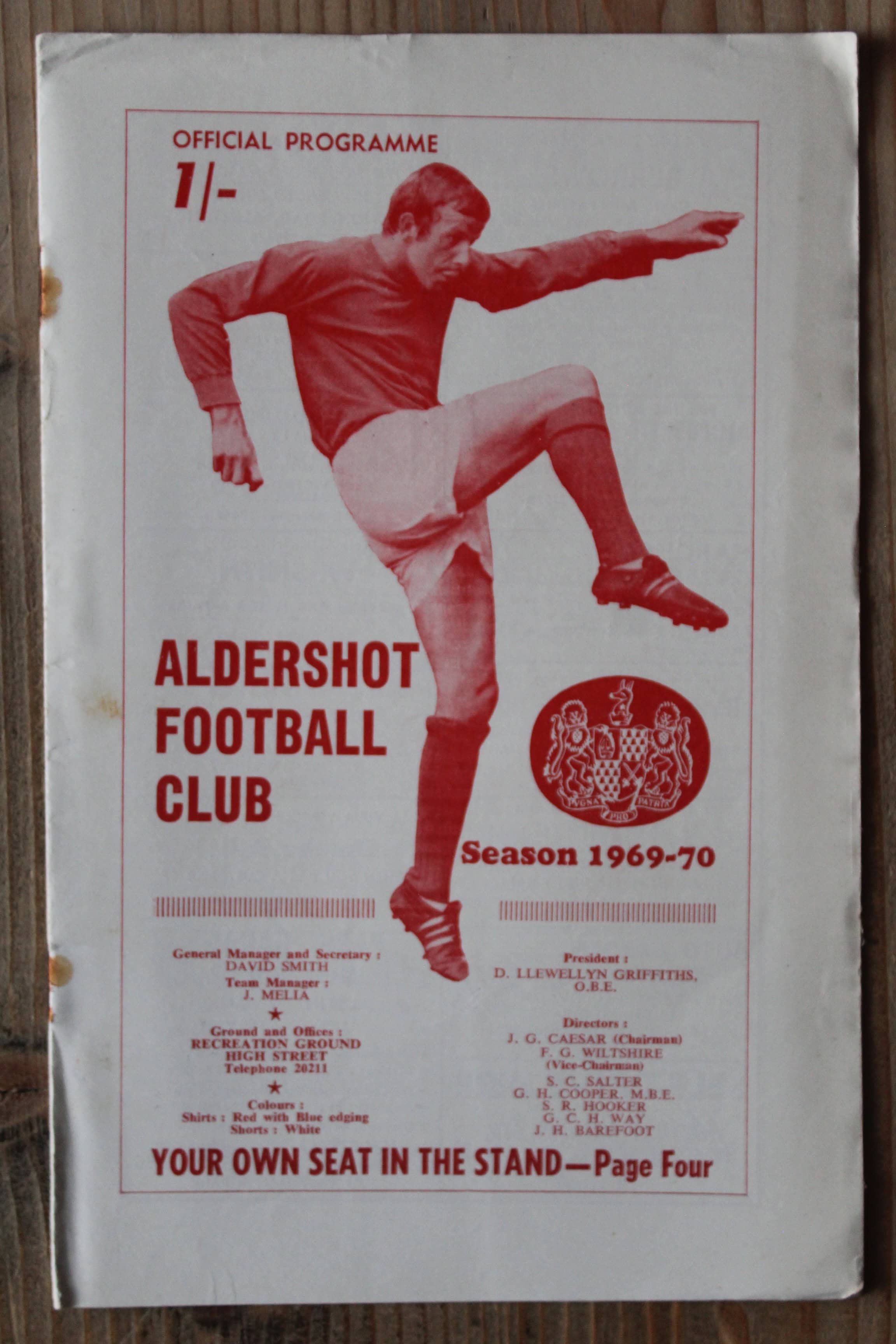 Aldershot F.C v Gillingham FC