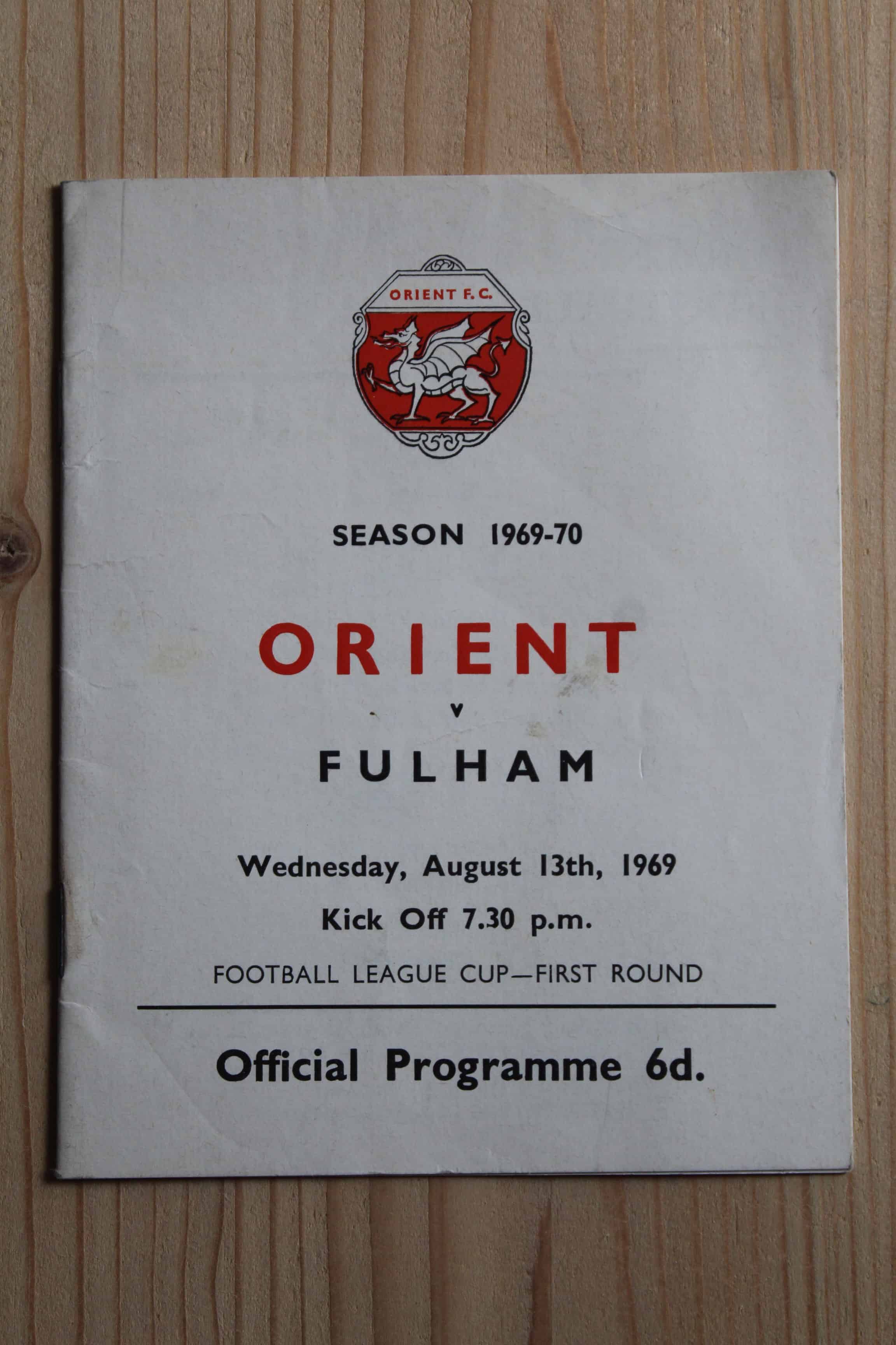 Orient v Fulham FC