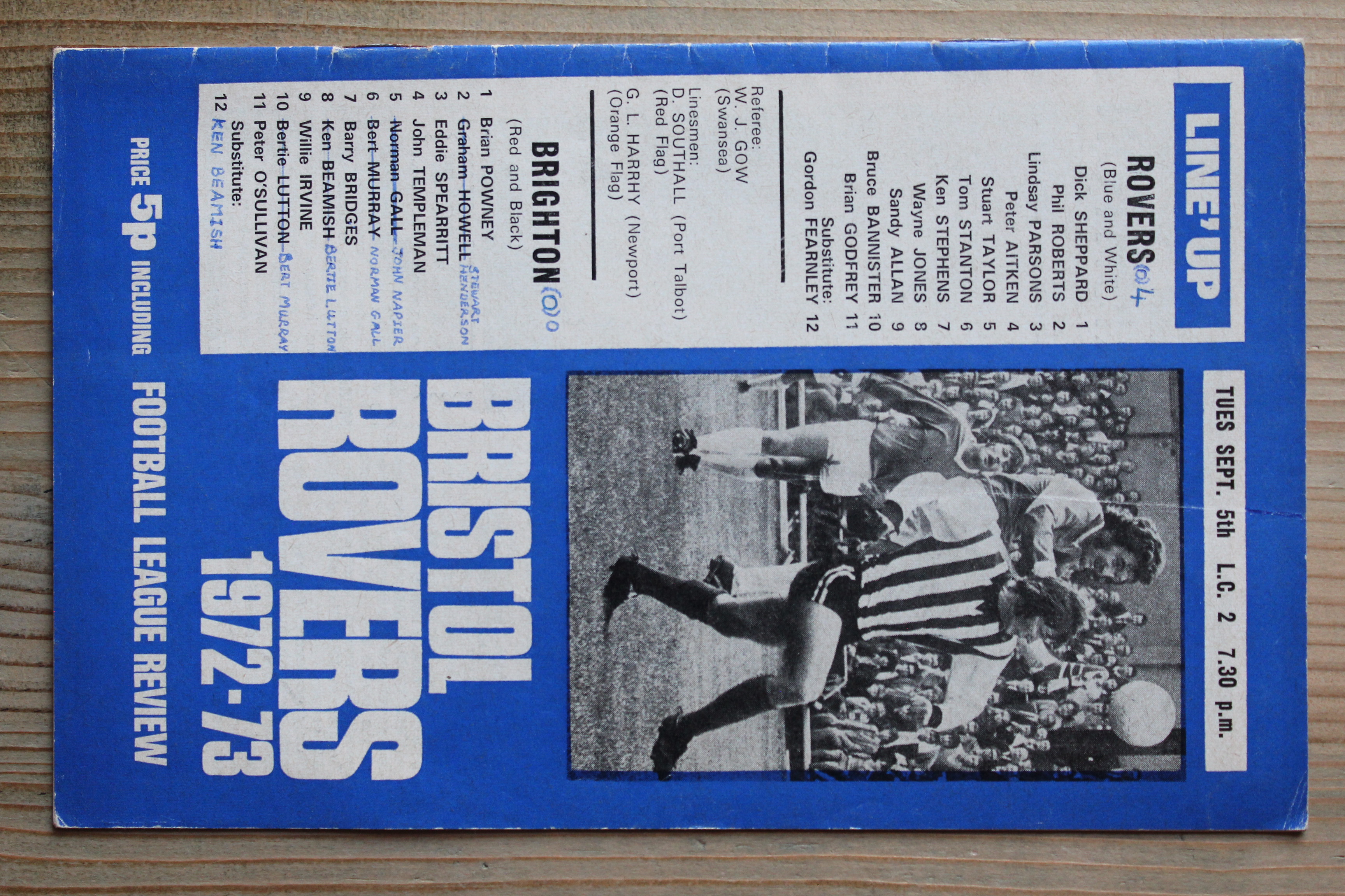 Bristol Rovers FC v Brighton & Hove Albion FC