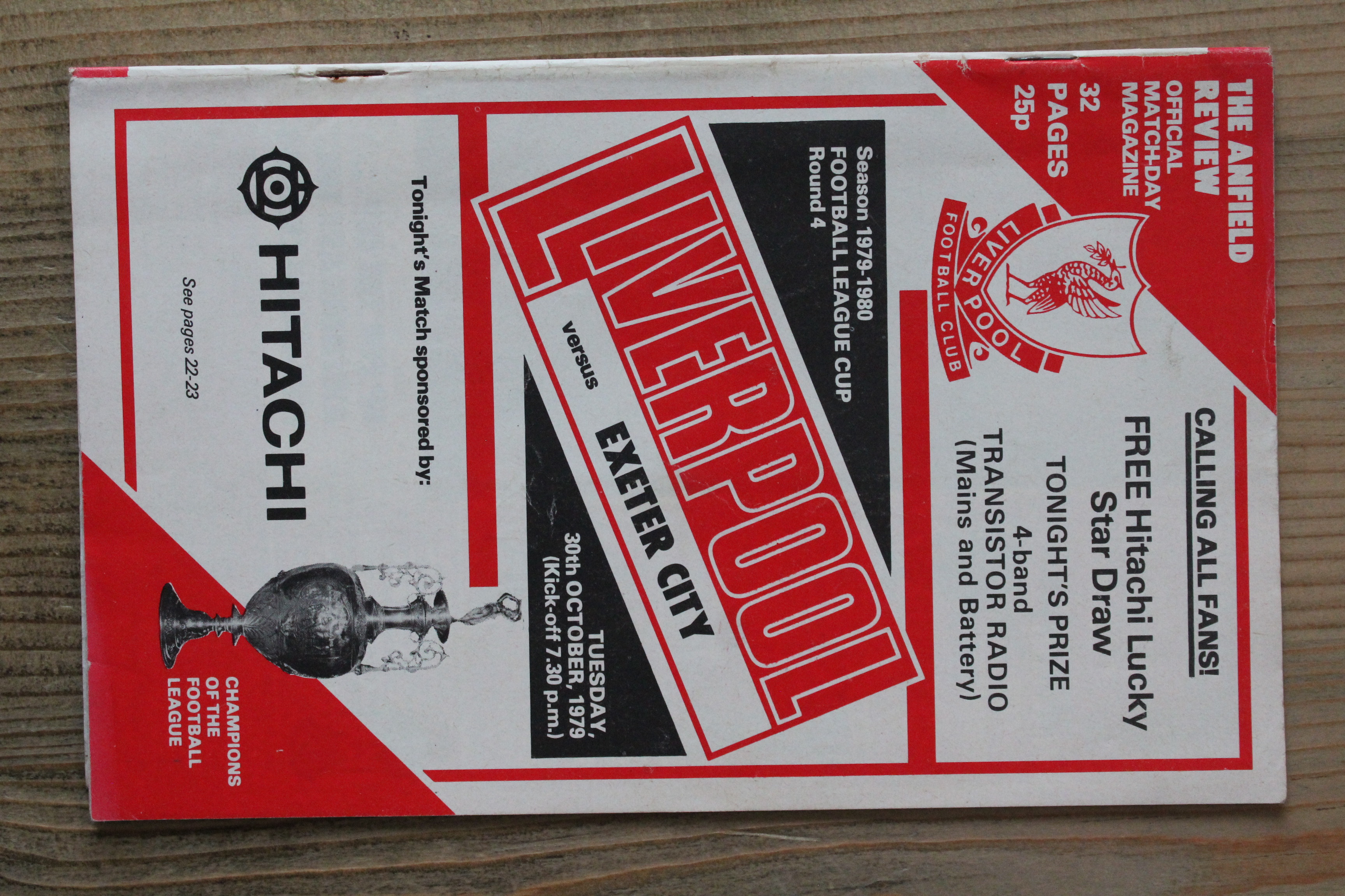 Liverpool FC v Exeter City FC