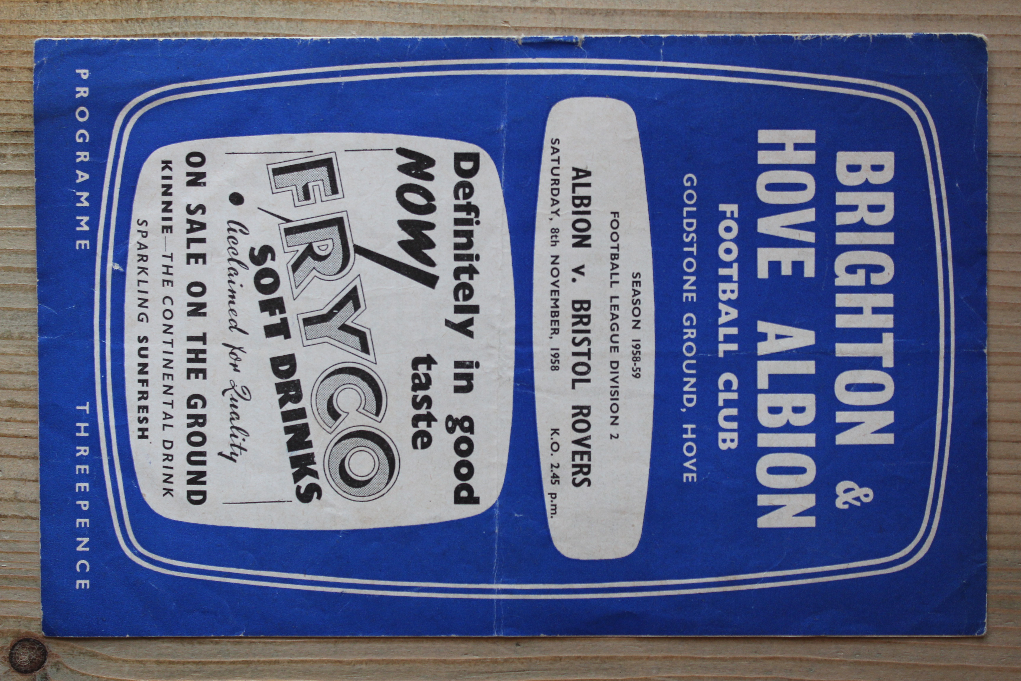 Brighton & Hove Albion FC v Bristol Rovers FC