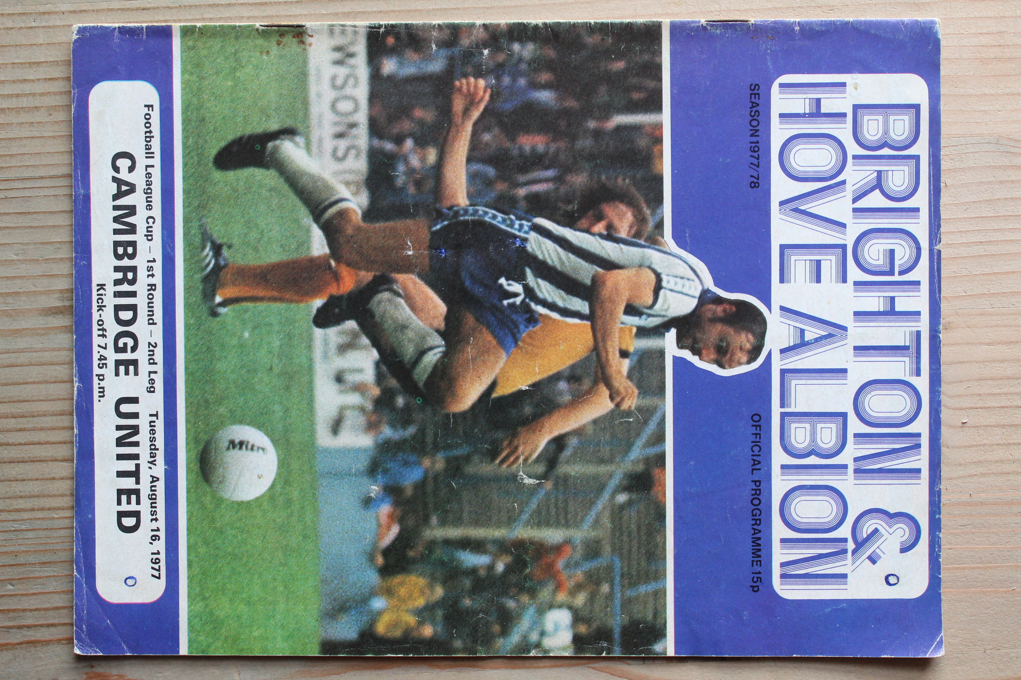 Brighton & Hove Albion FC v Cambridge United FC