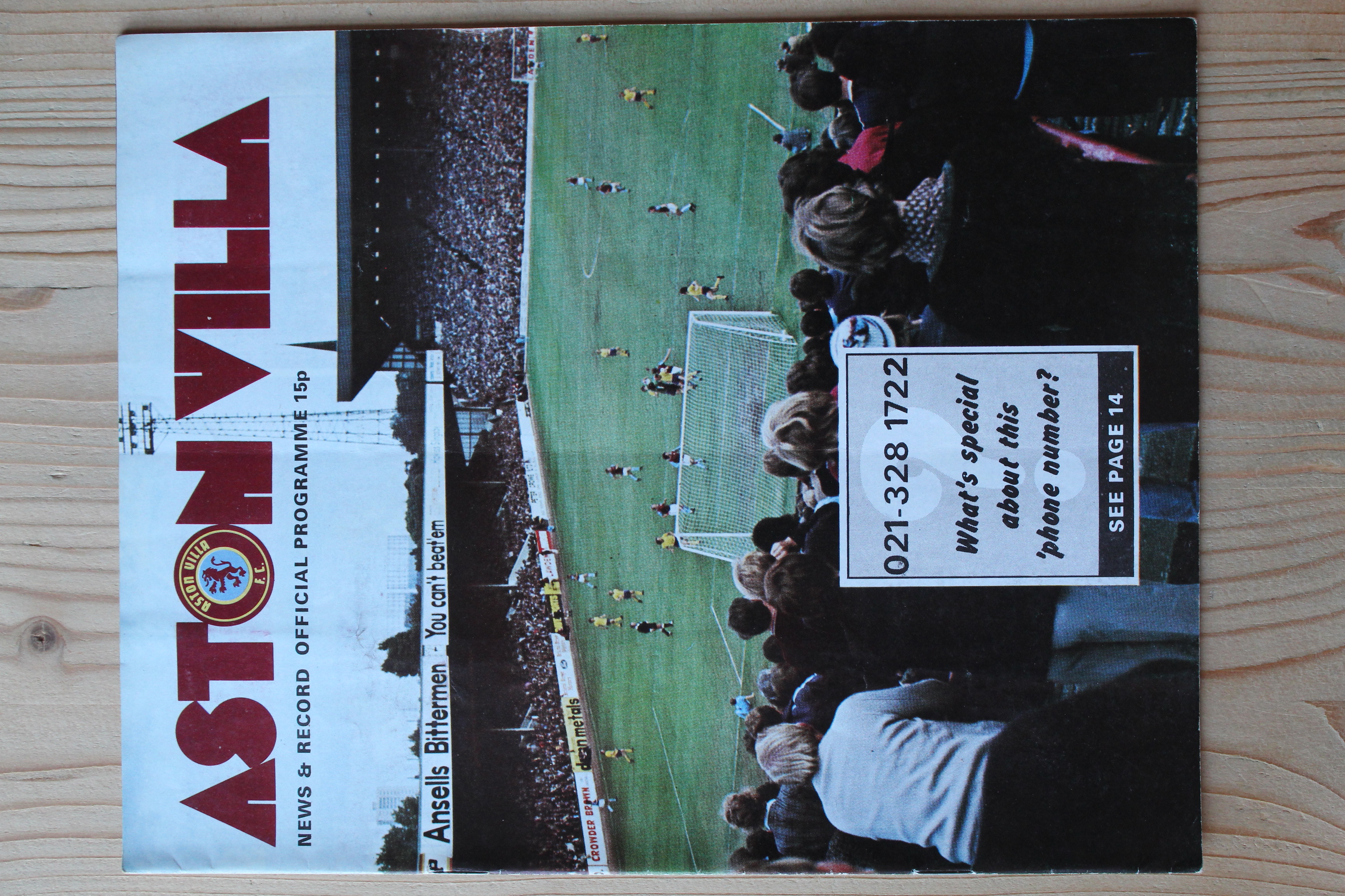 Aston Villa FC v Manchester United FC