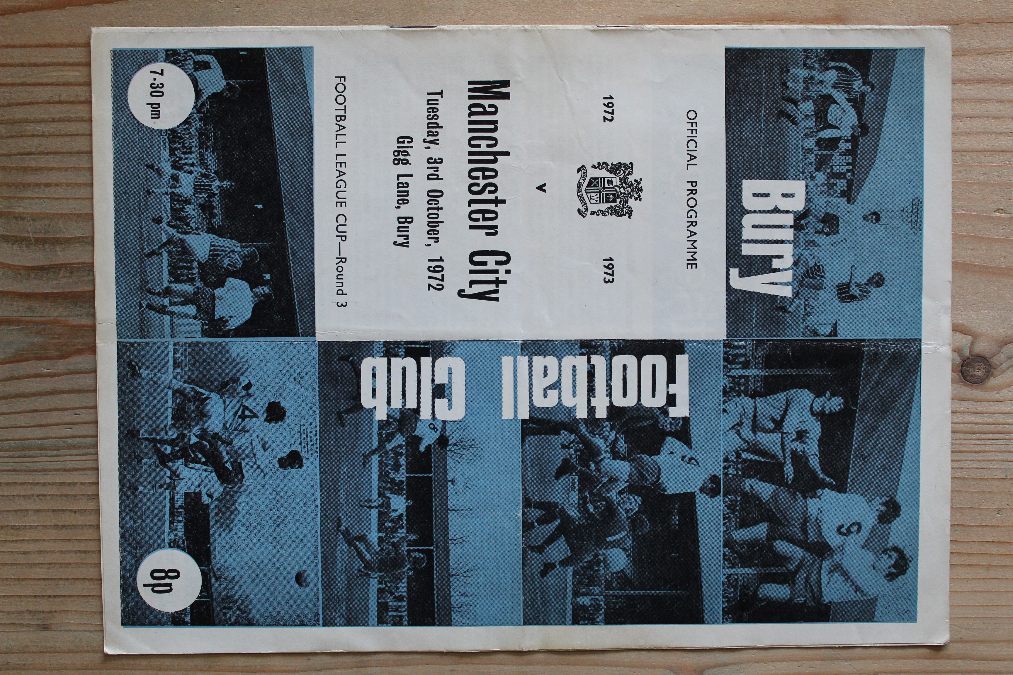 Bury FC v Manchester City FC