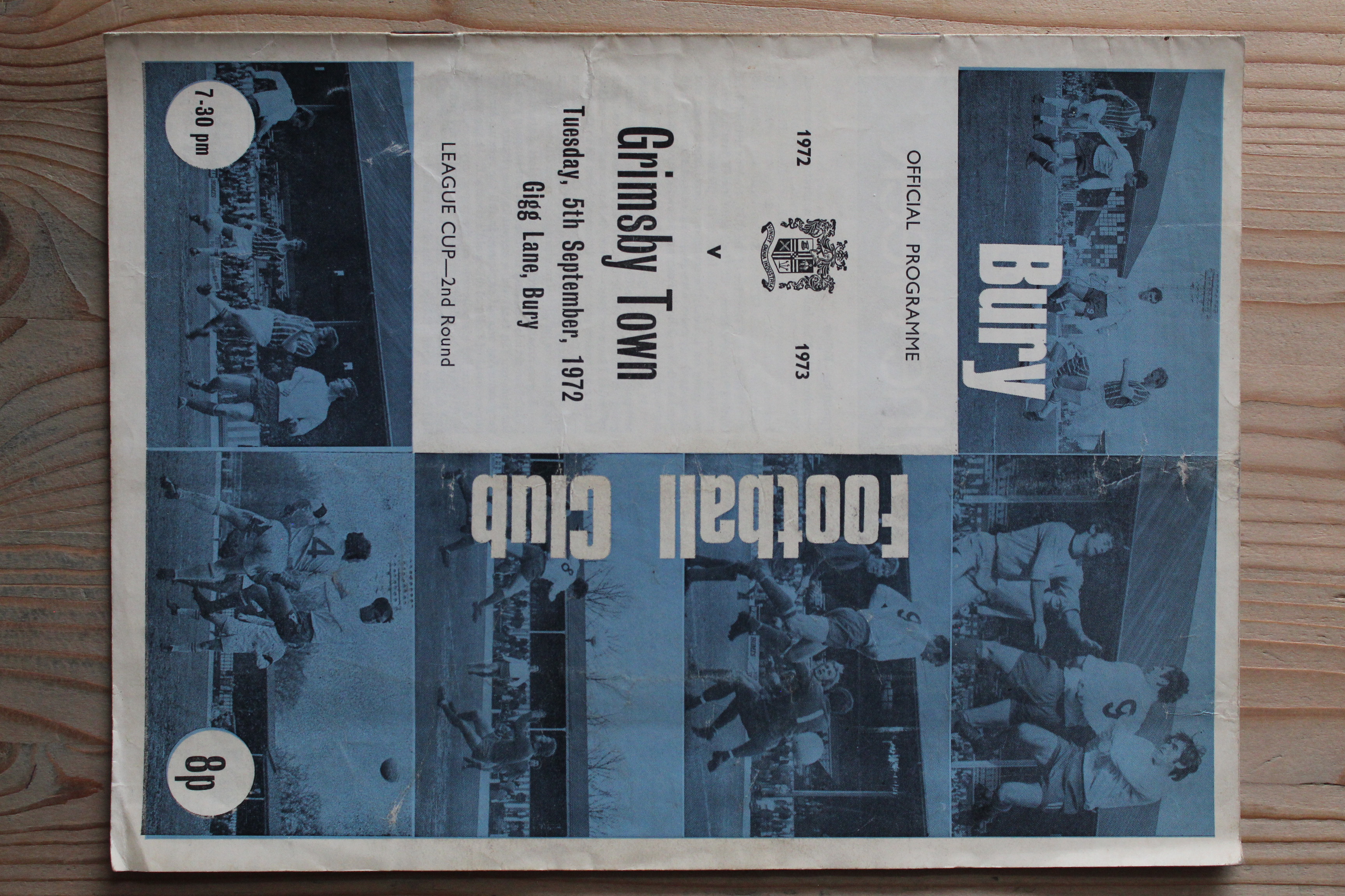 Bury FC v Grimsby Town FC