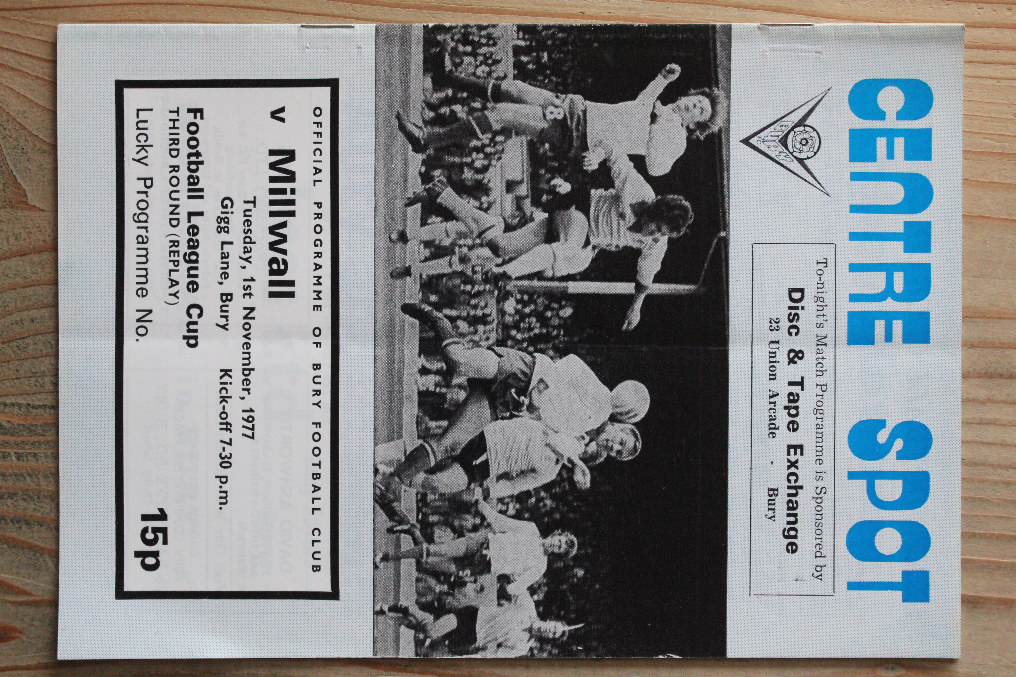 Bury FC v Millwall FC