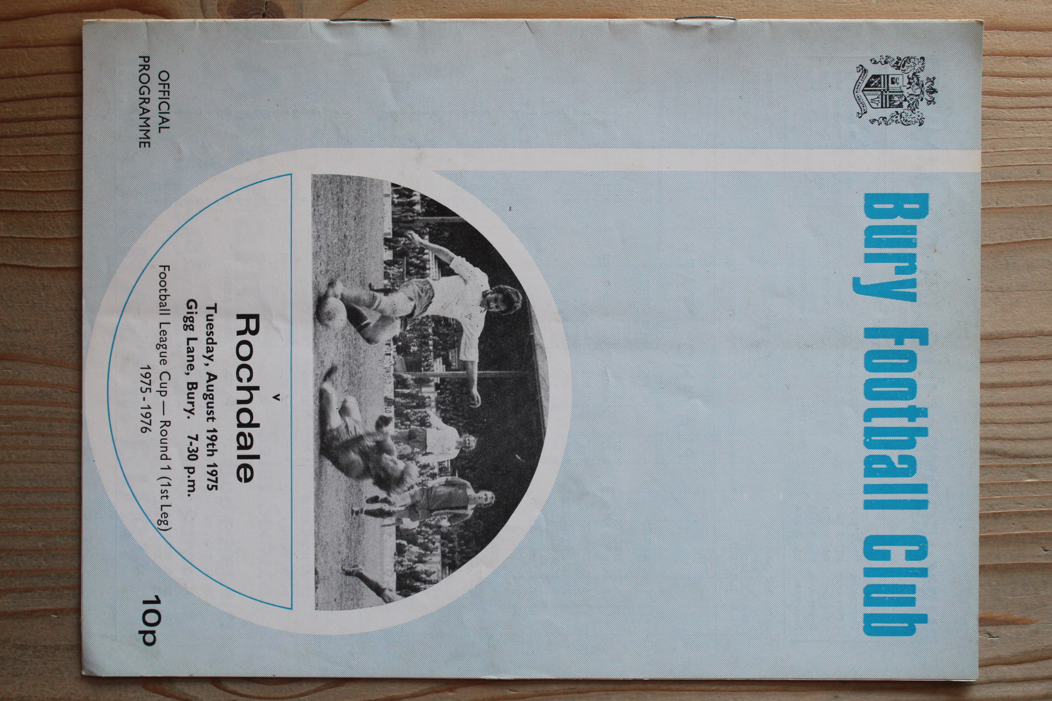 Bury FC v Rochdale FC