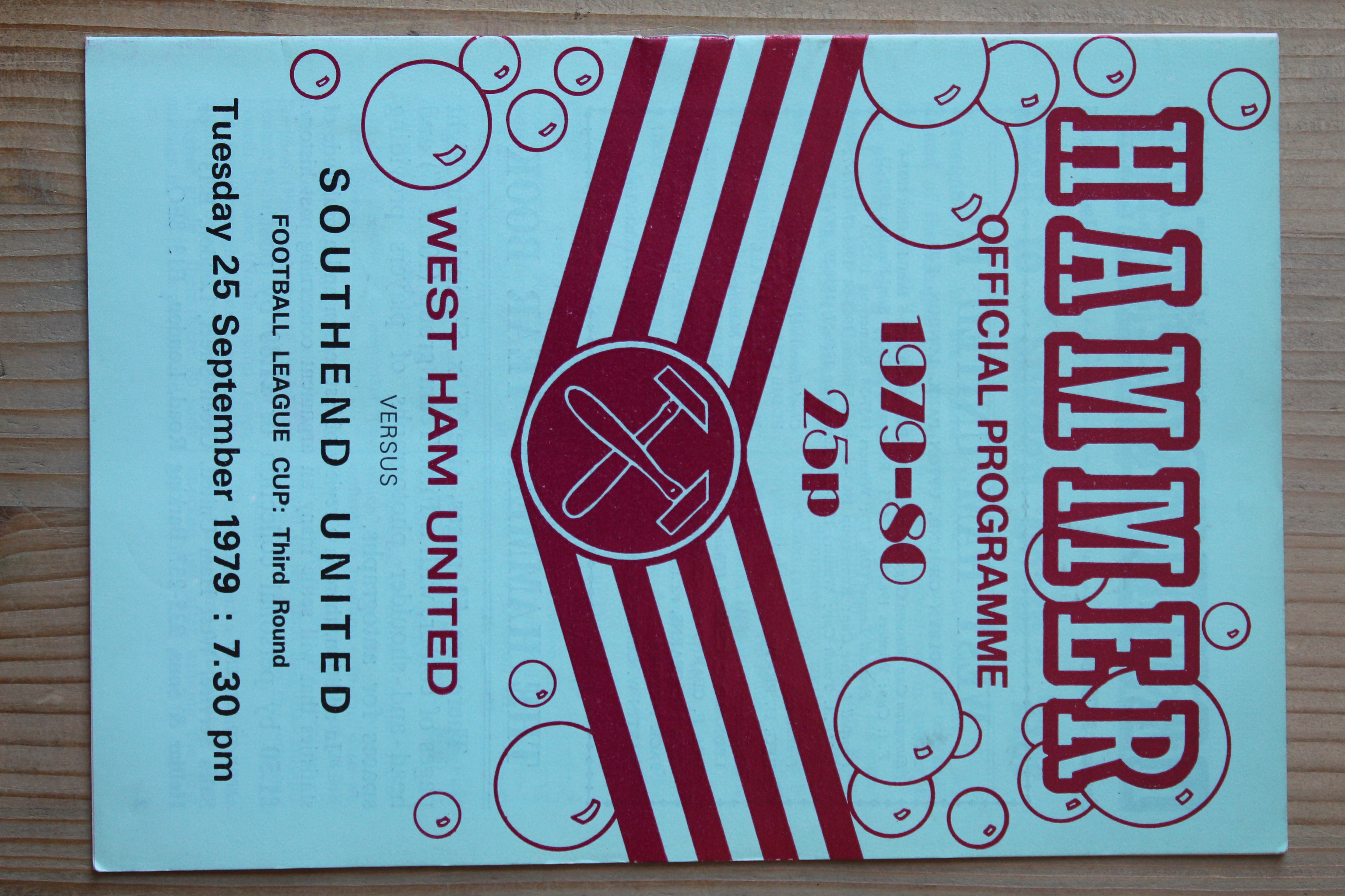 West Ham United FC v Southend United FC