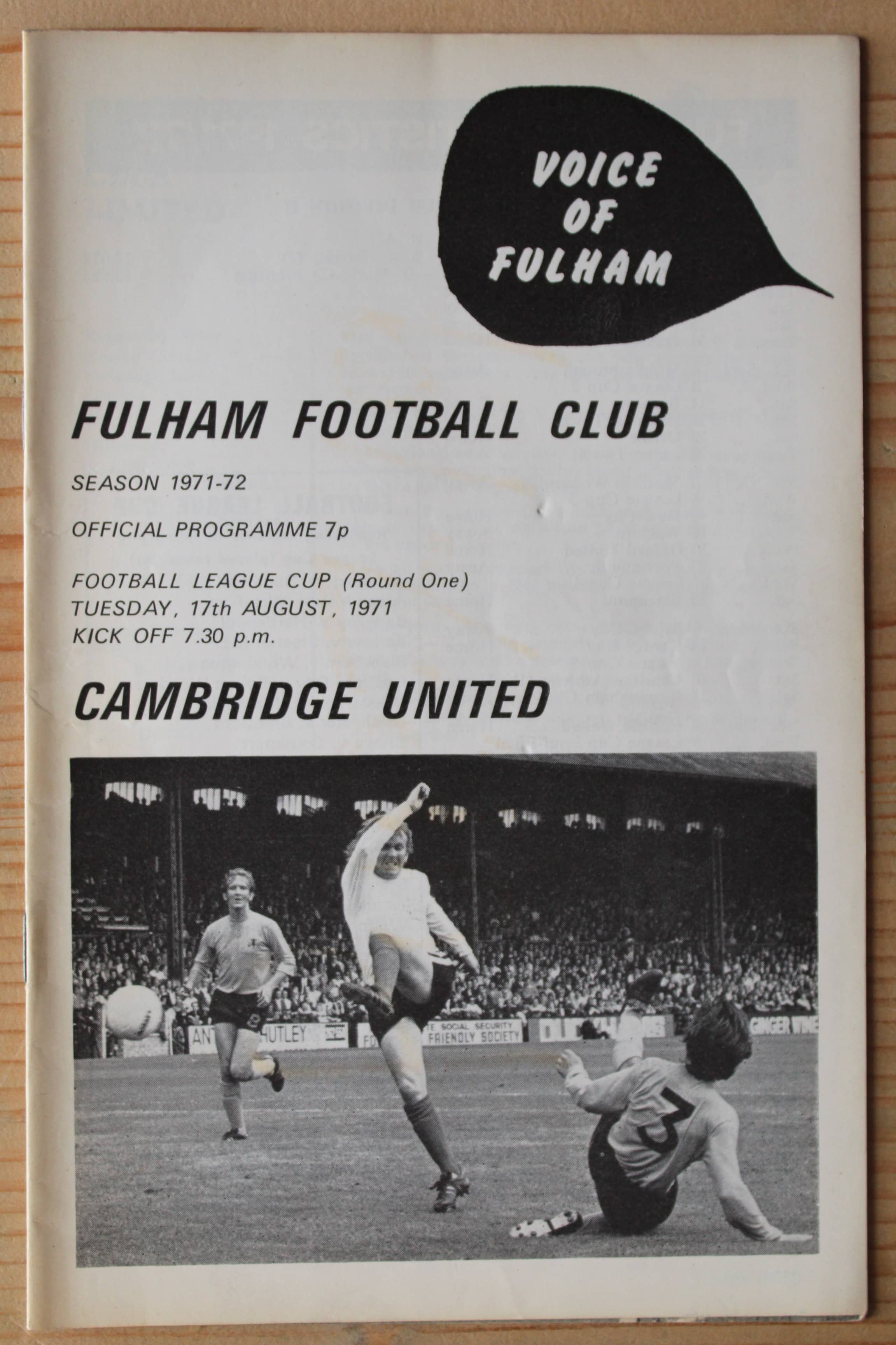 Fulham FC v Cambridge United FC