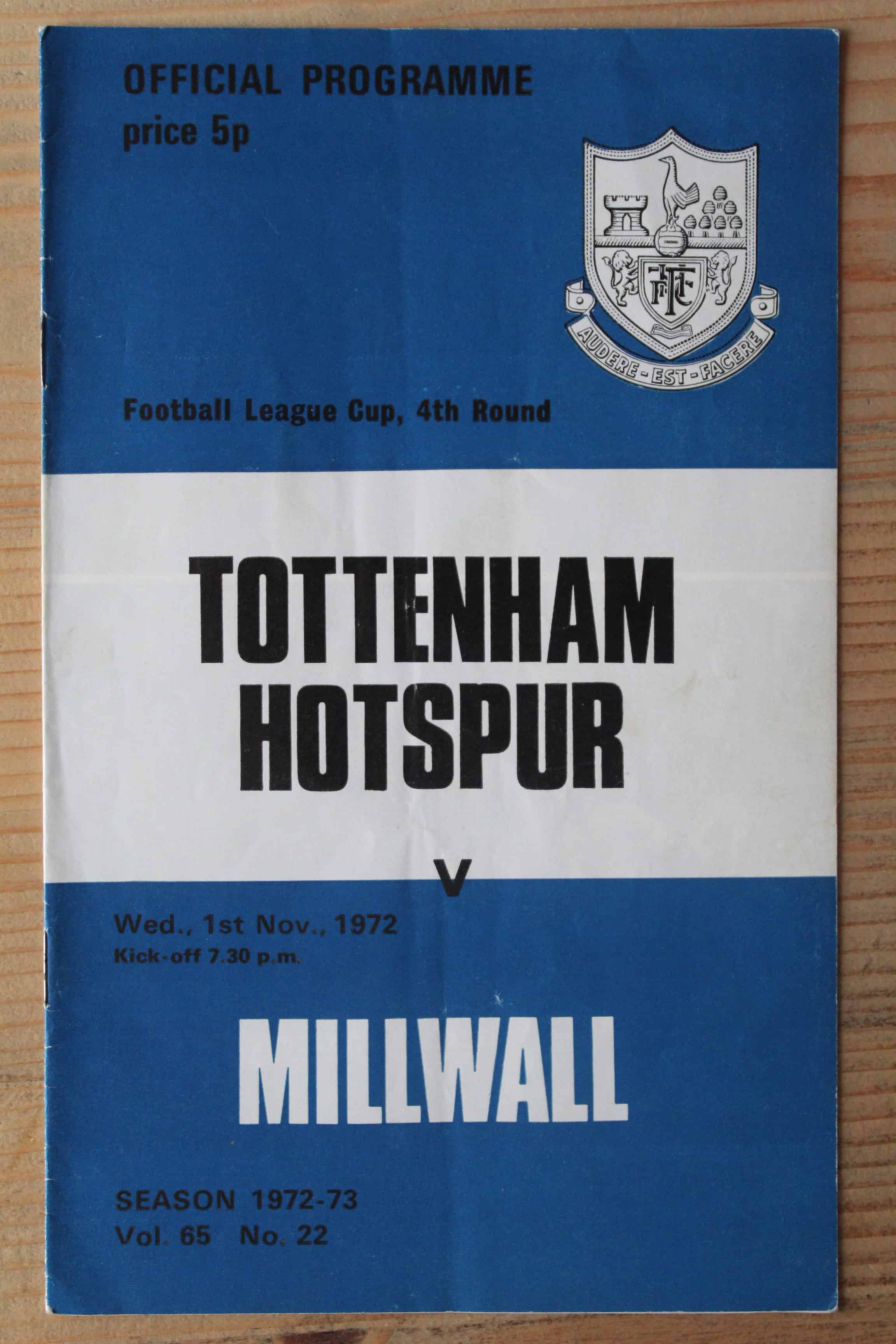 Tottenham Hotspur FC v Millwall FC