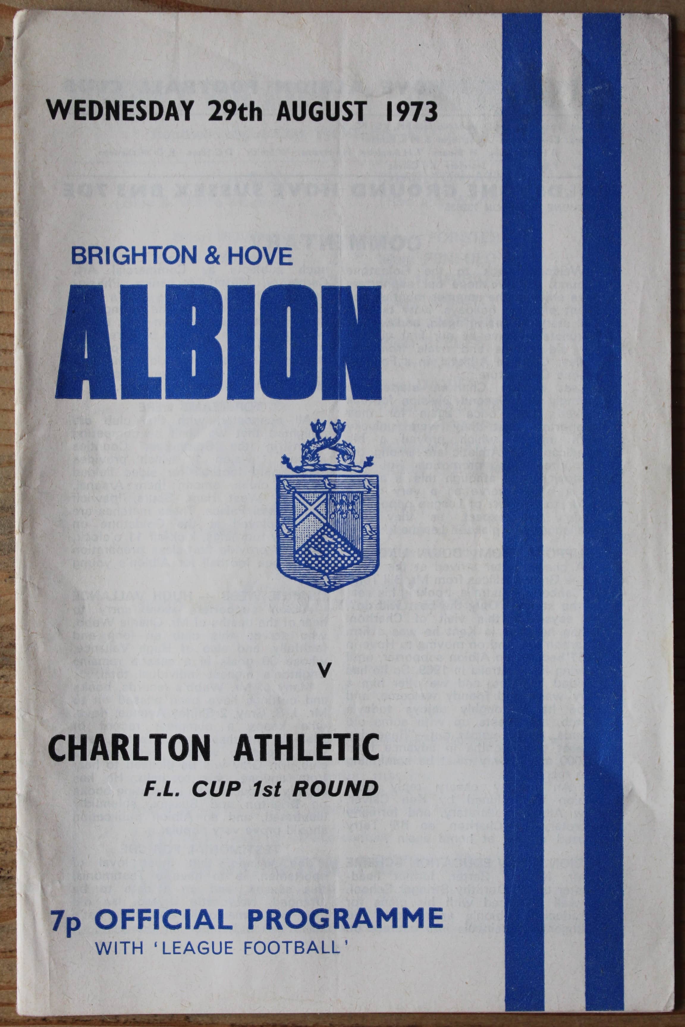 Brighton & Hove Albion FC v Charlton Athletic FC