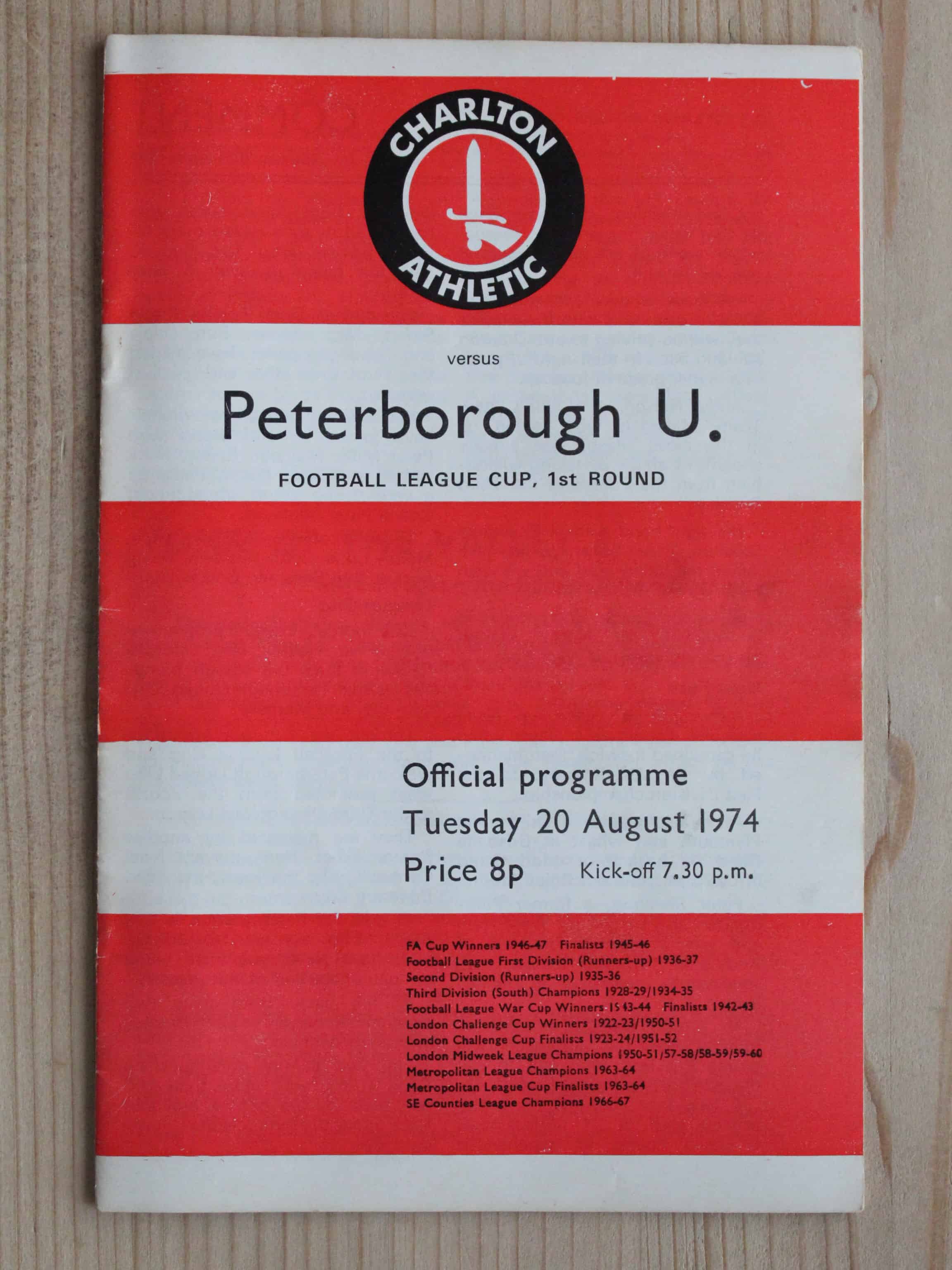 Charlton Athletic FC v Peterborough United FC