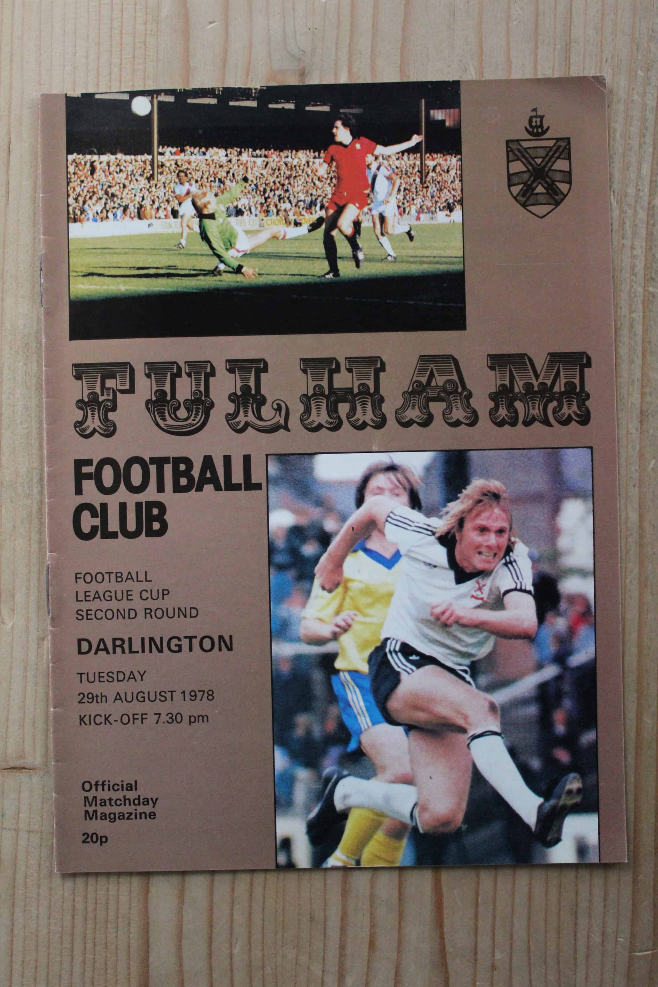 Fulham FC v Darlington FC