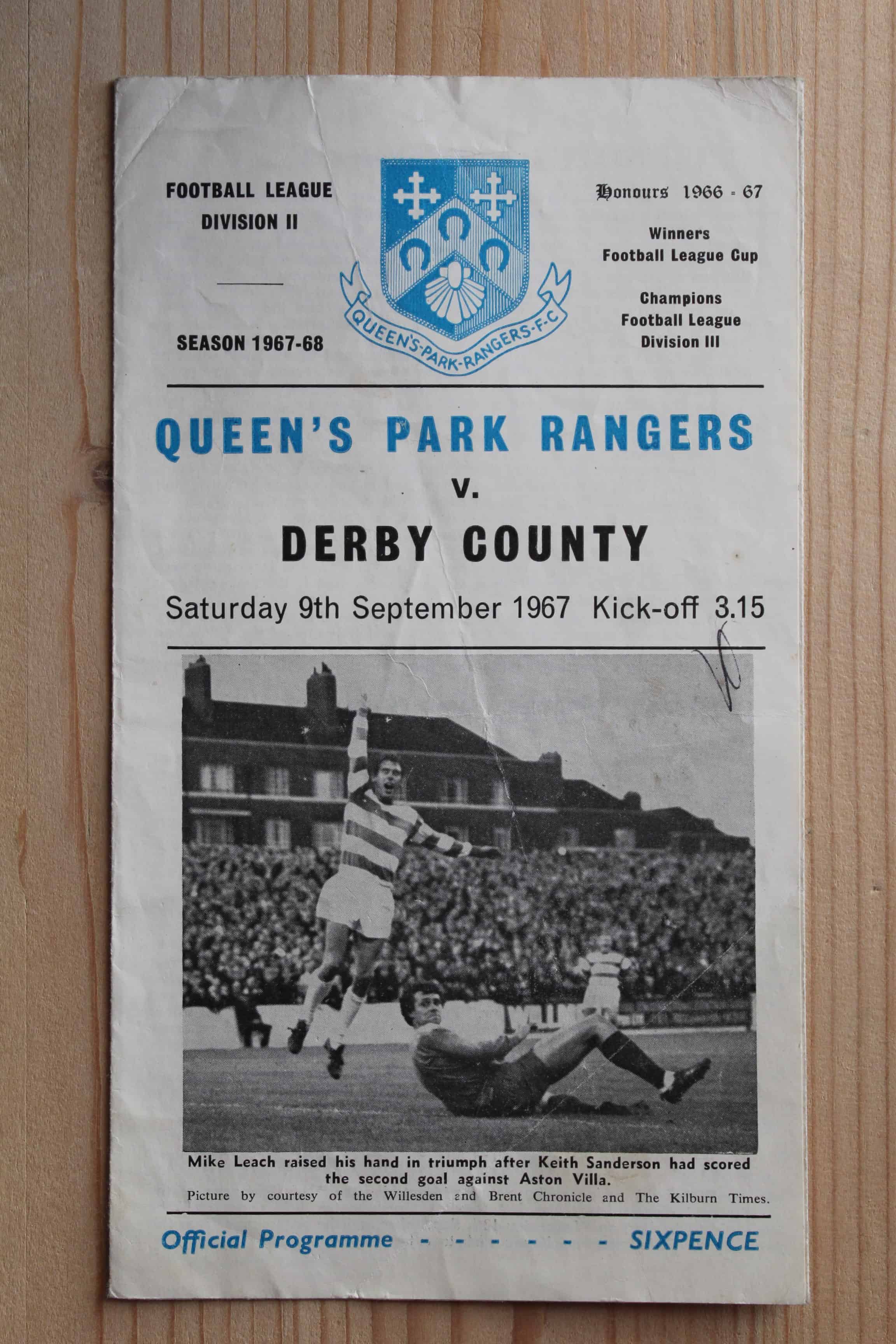 Queens Park Rangers FC v Derby County FC