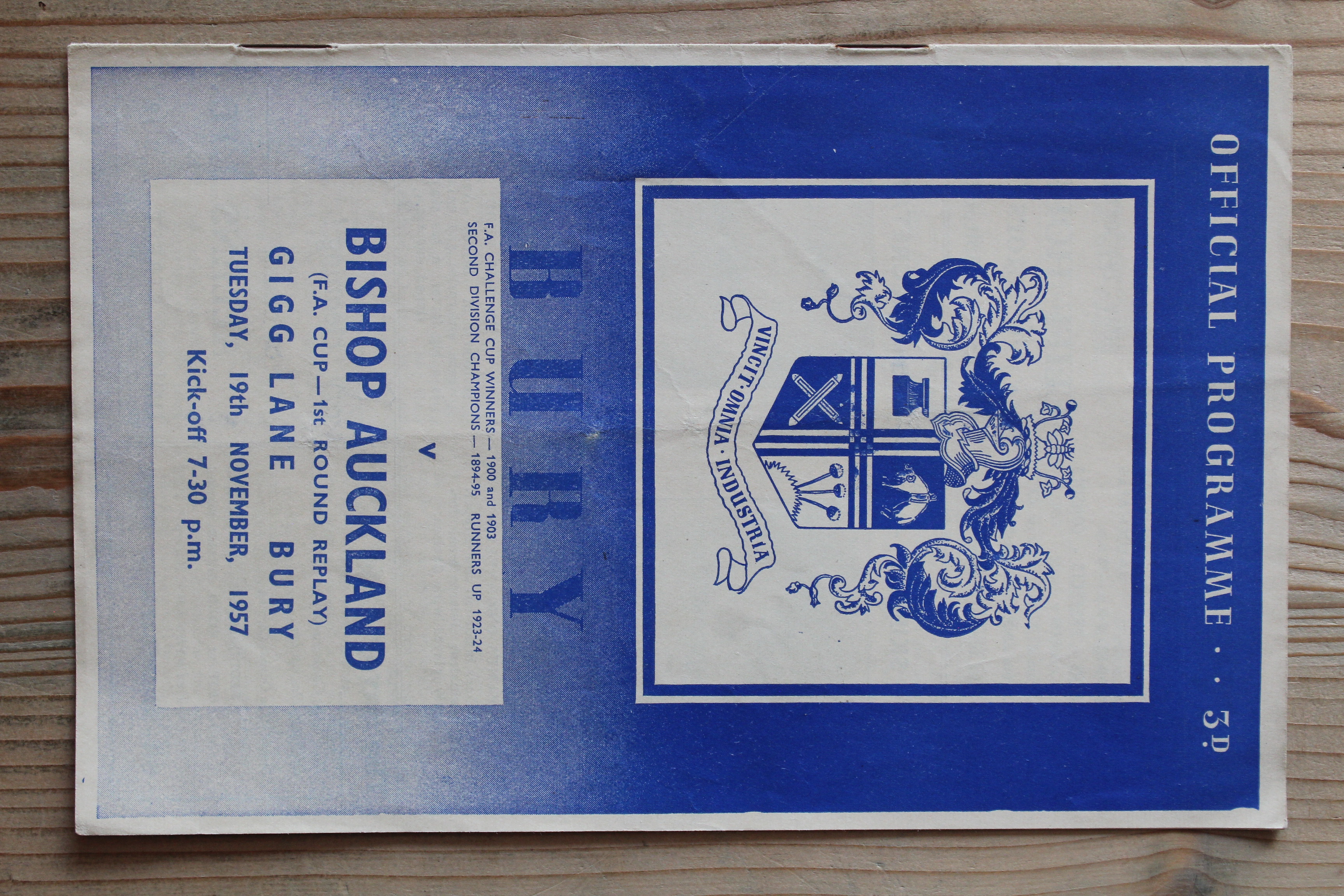 Bury FC v Bishop Auckland