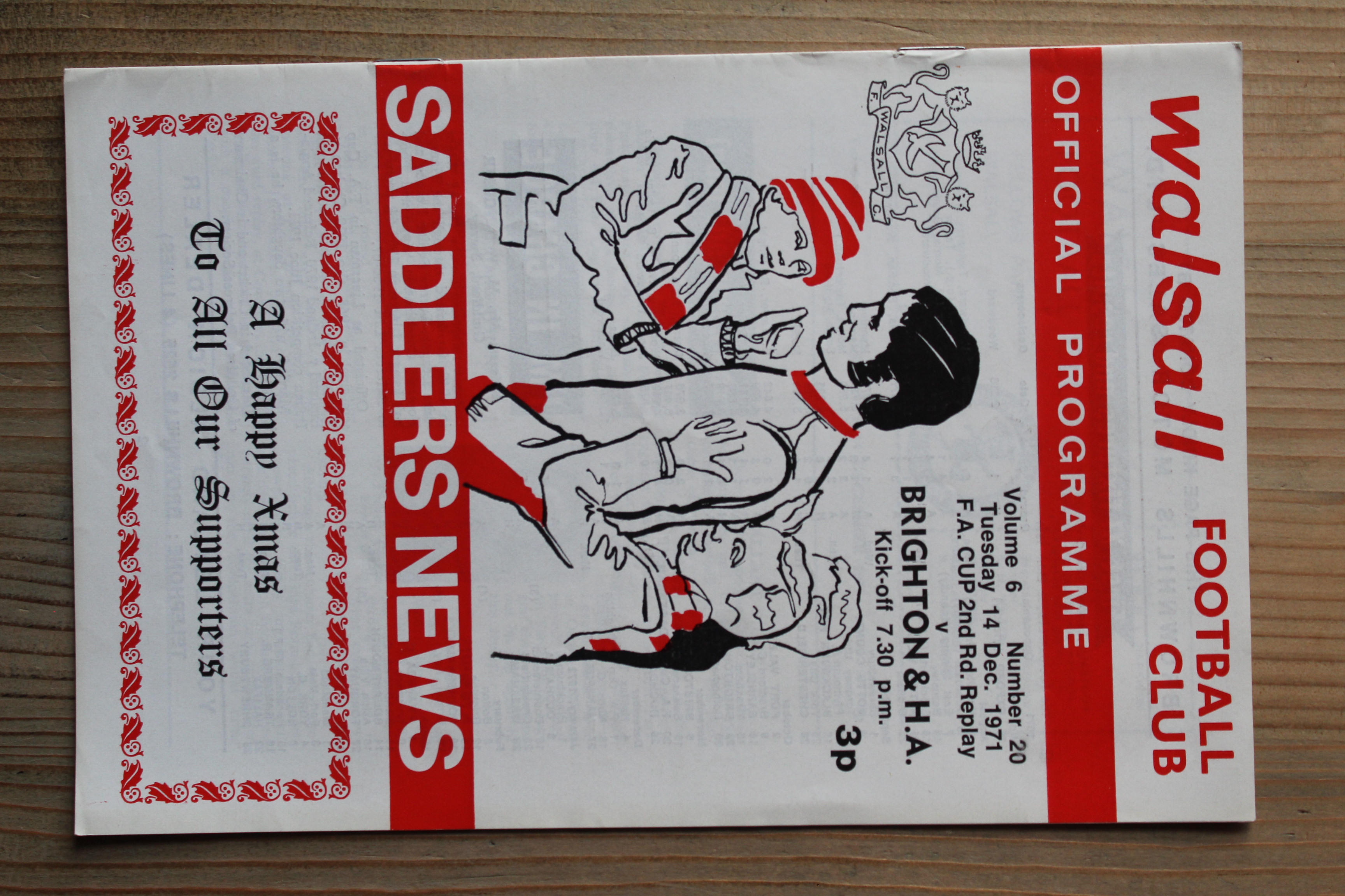 Walsall FC v Brighton & Hove Albion FC