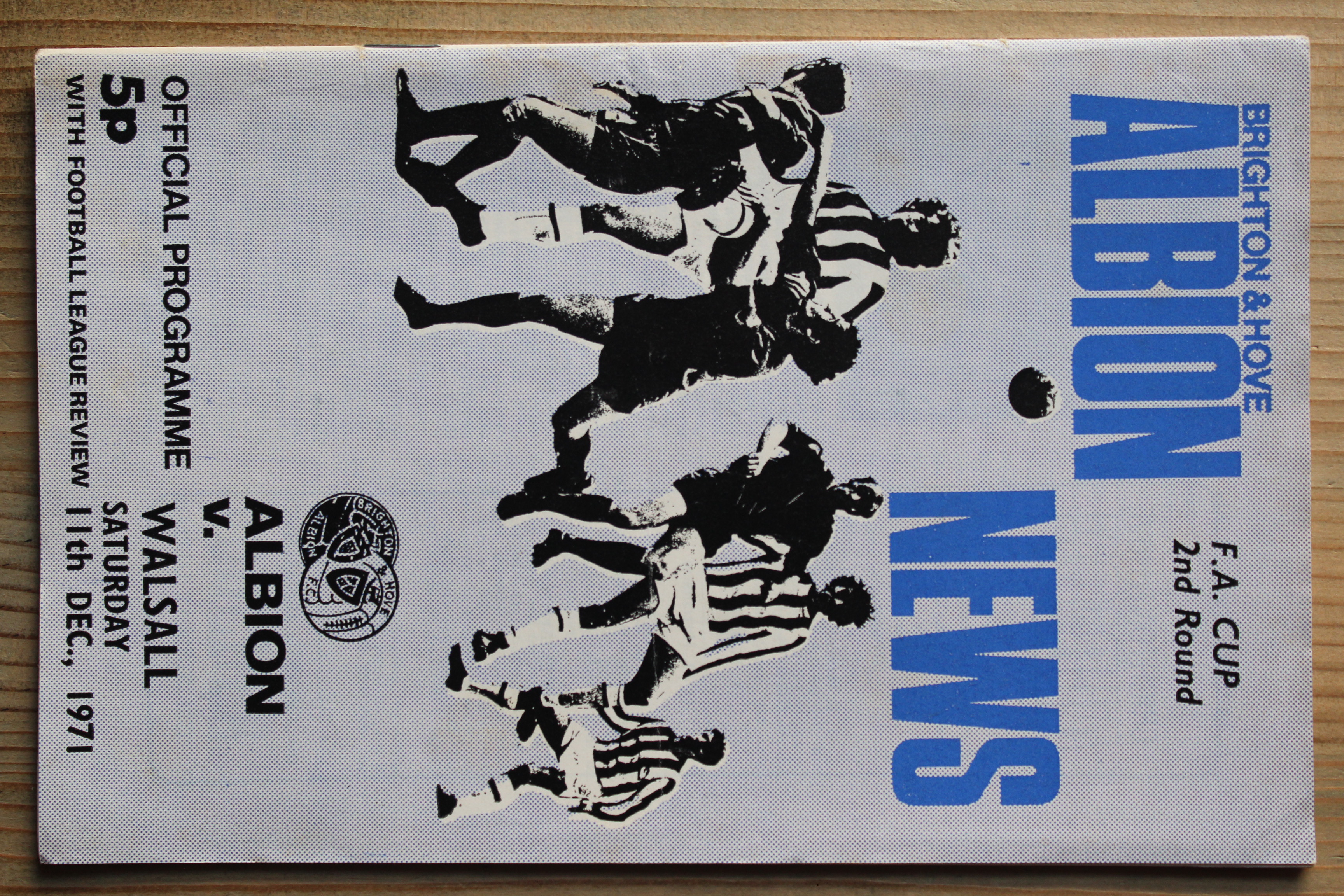 Brighton & Hove Albion FC v Walsall FC