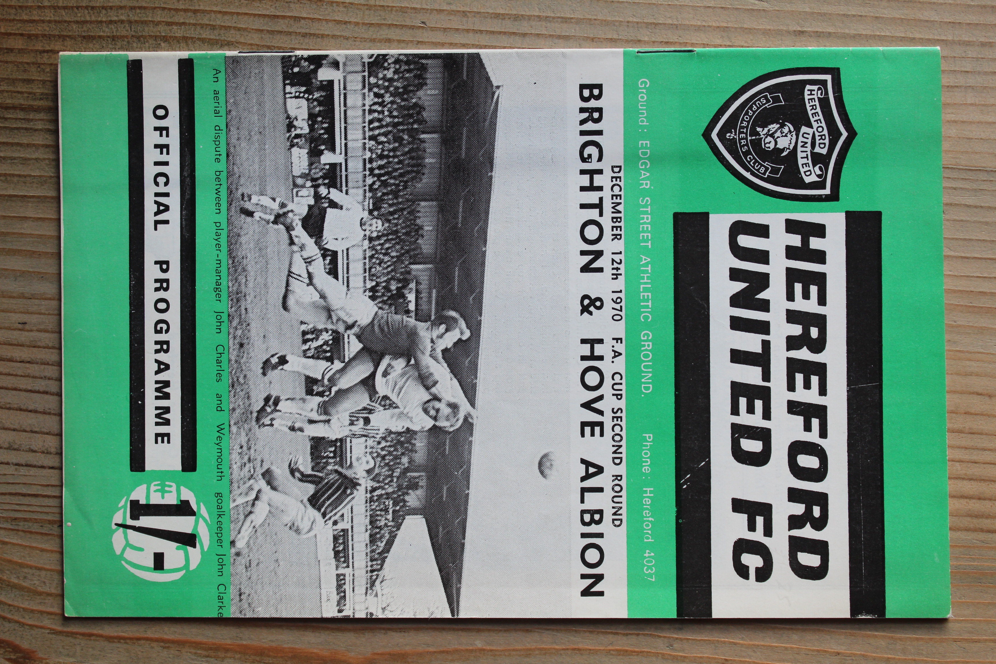 Hereford United v Brighton & Hove Albion FC