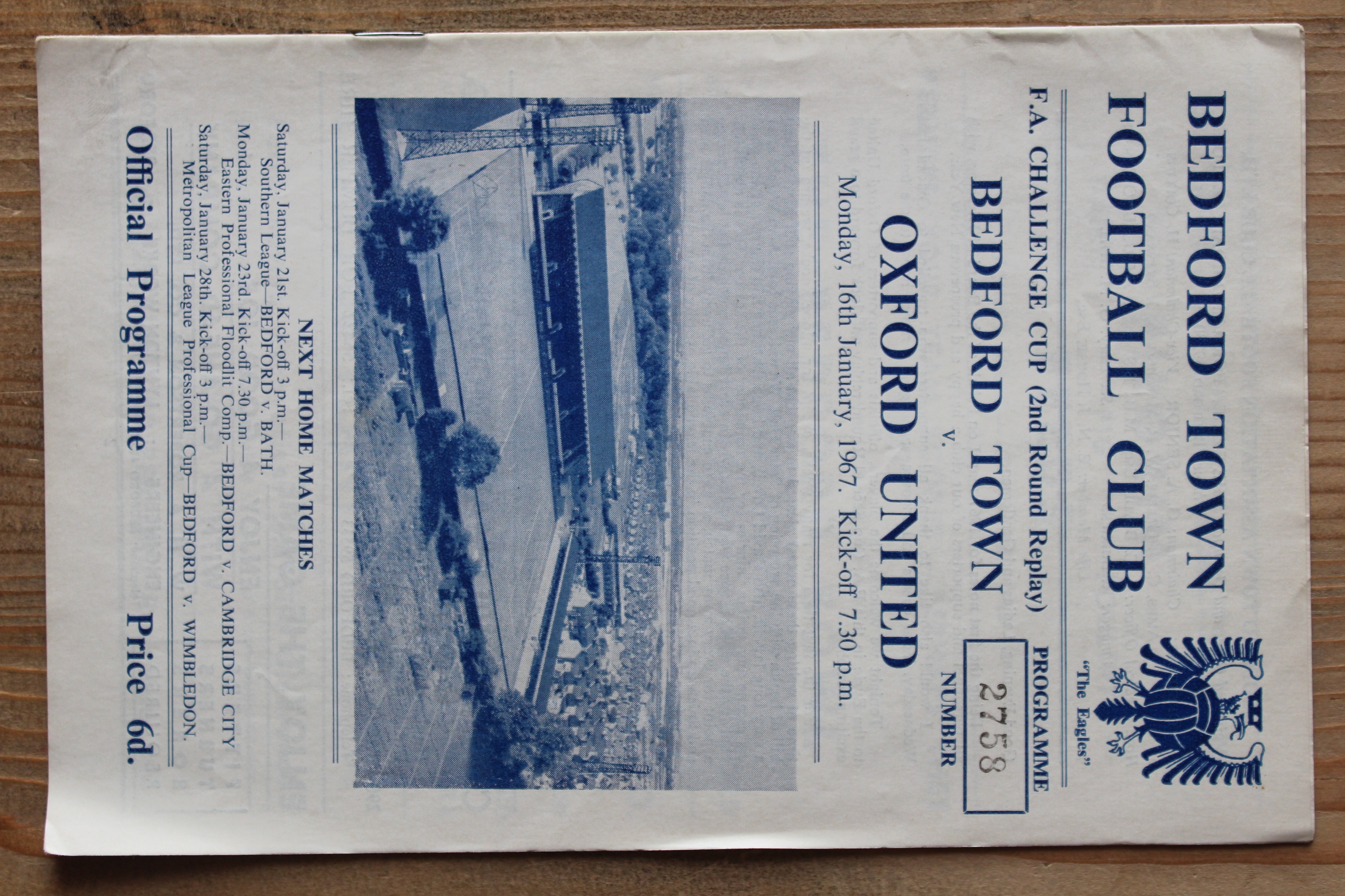 Bedford Town v Oxford United FC