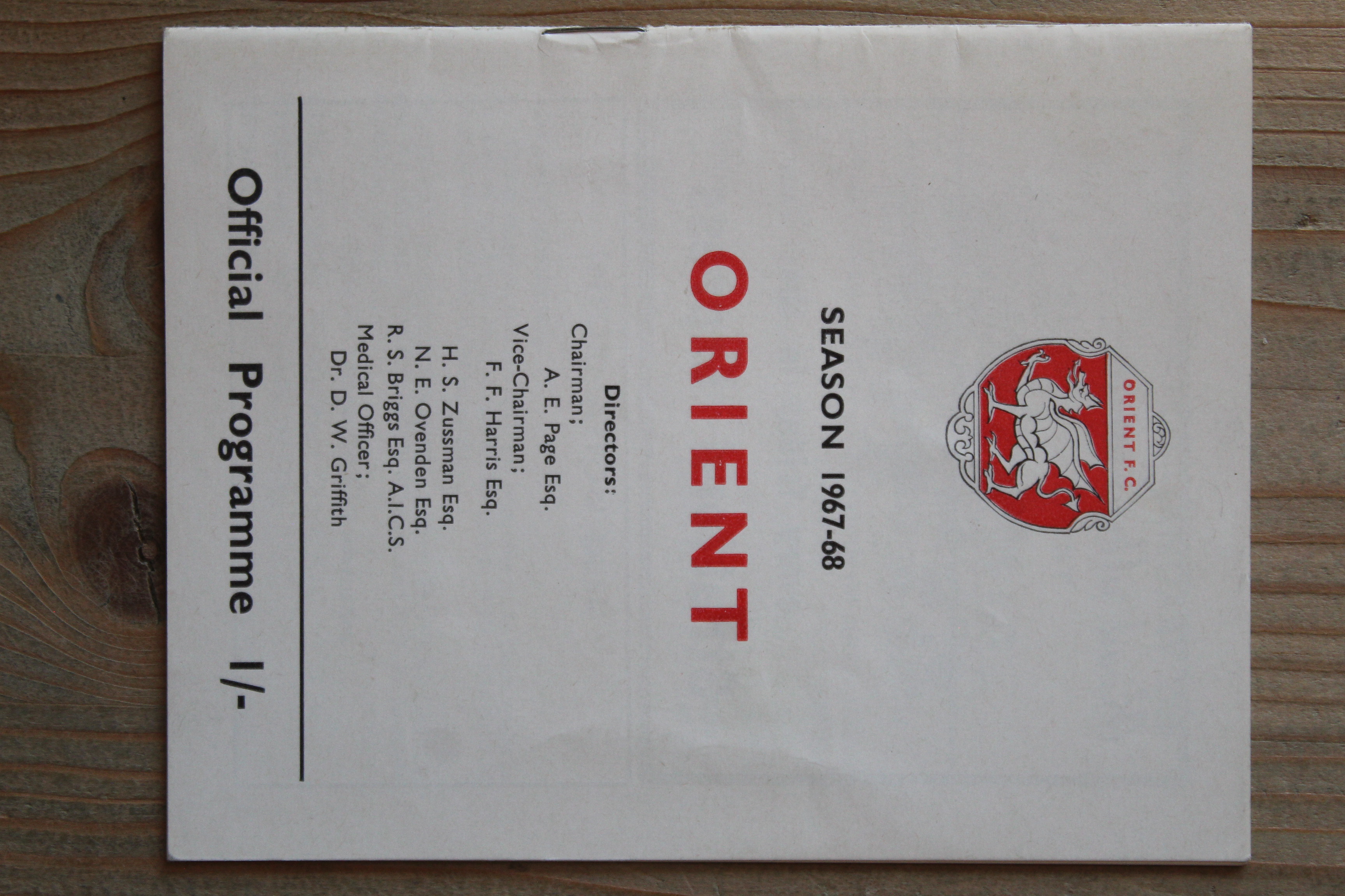 Orient v Bury FC