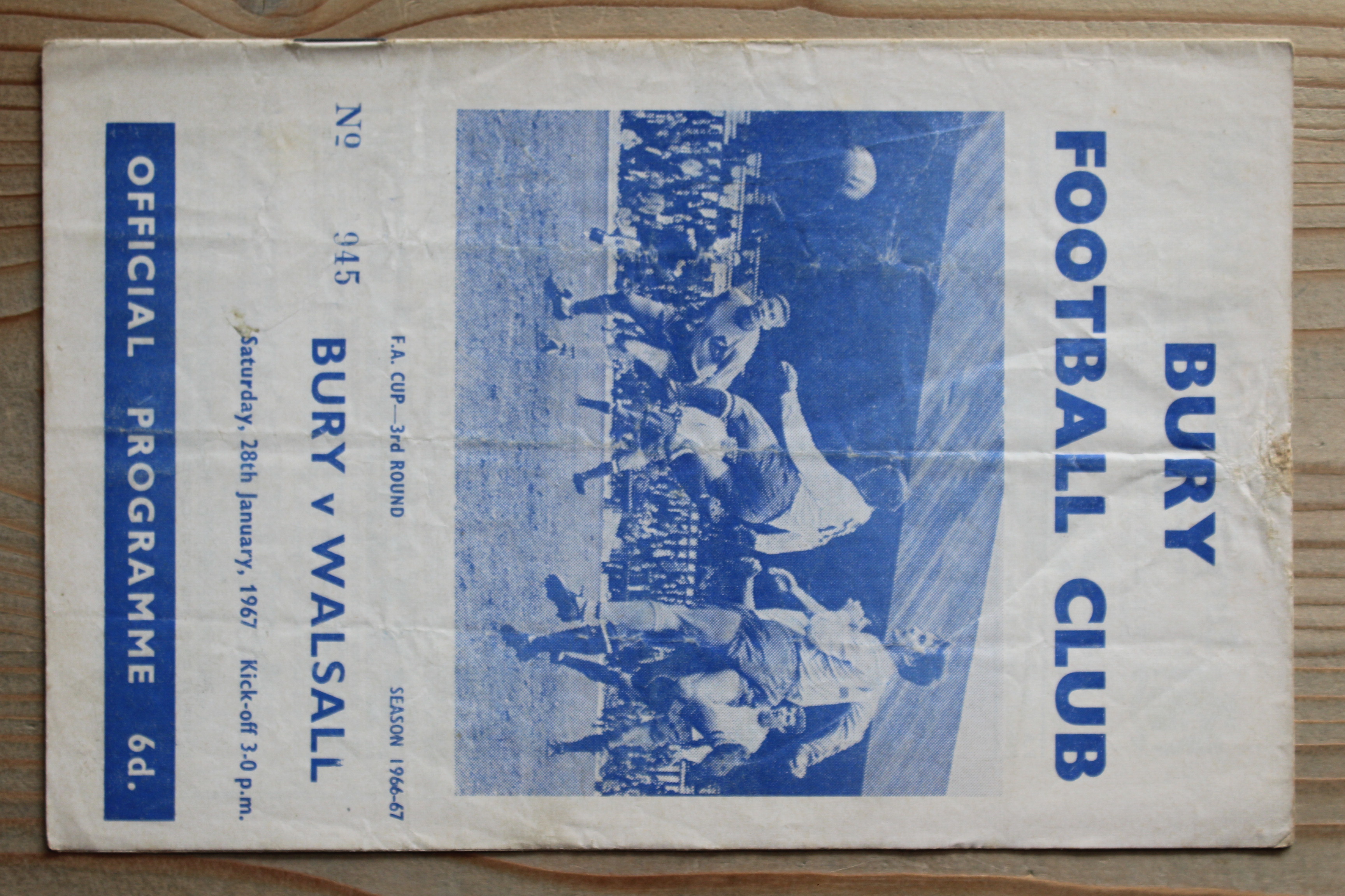 Bury FC v Walsall FC