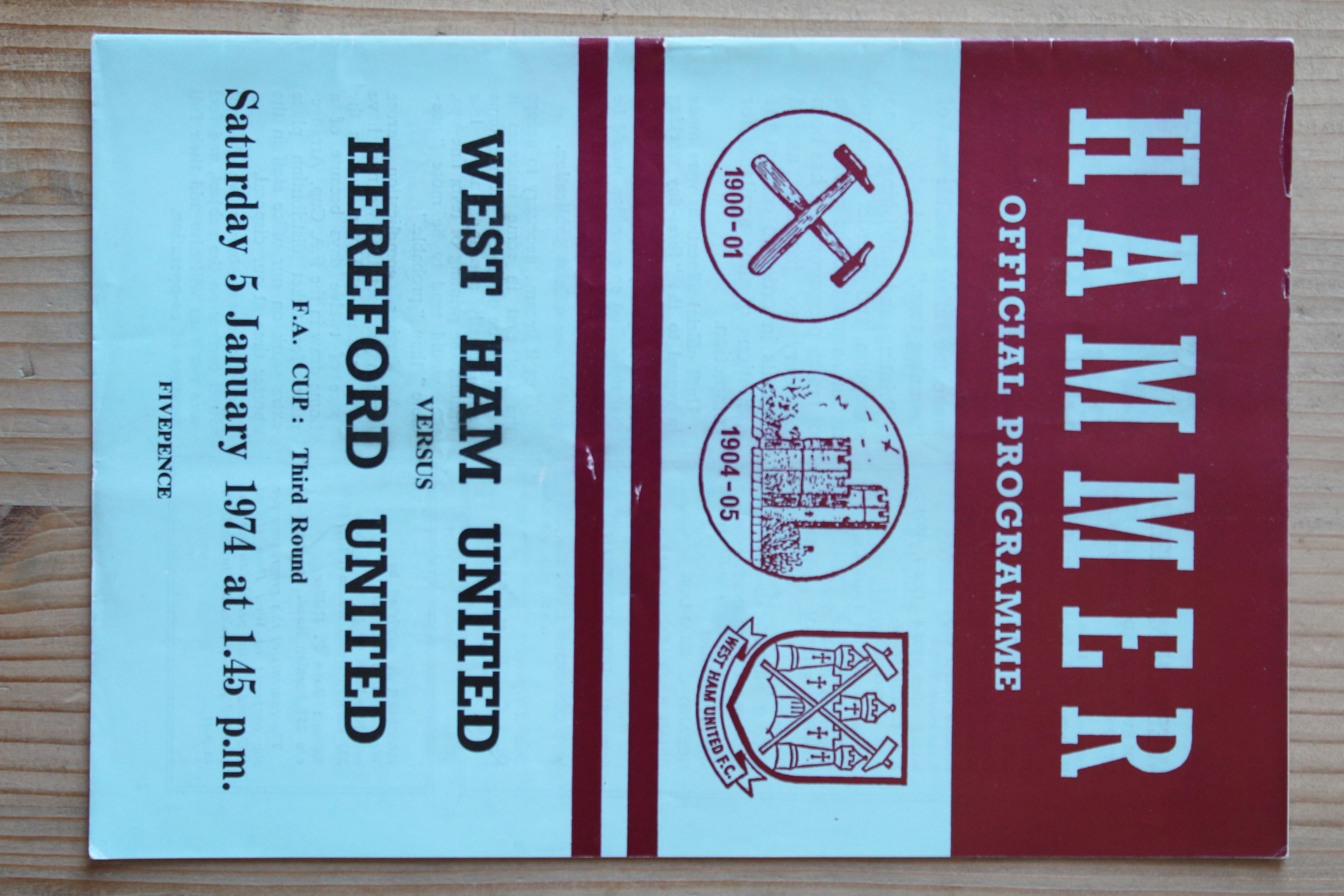 West Ham United FC v Hereford United