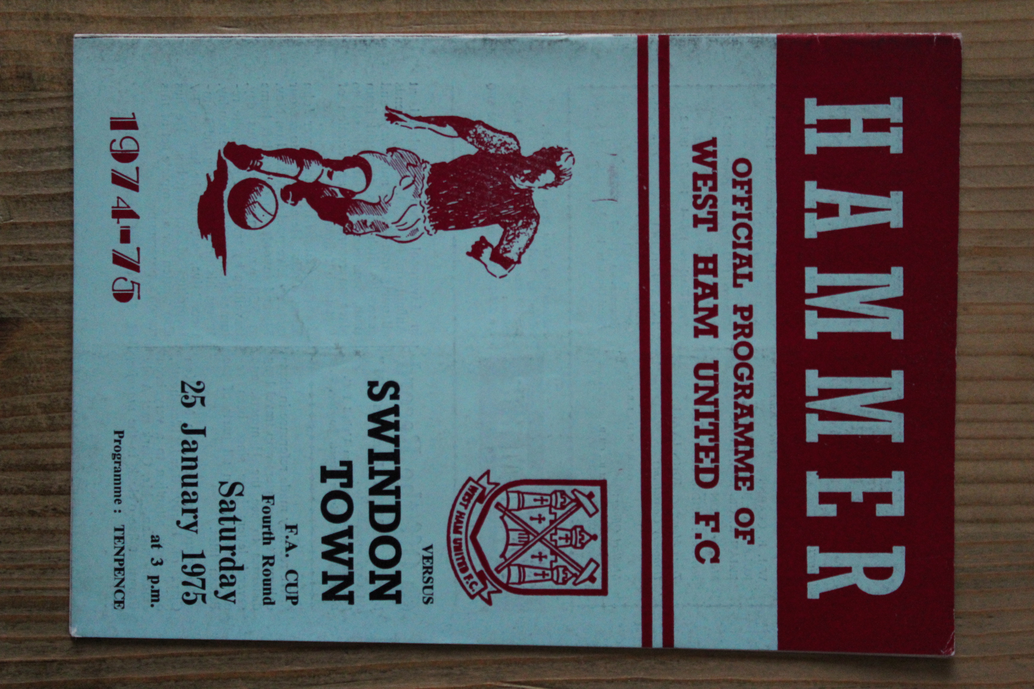 West Ham United FC v Swindon Town FC