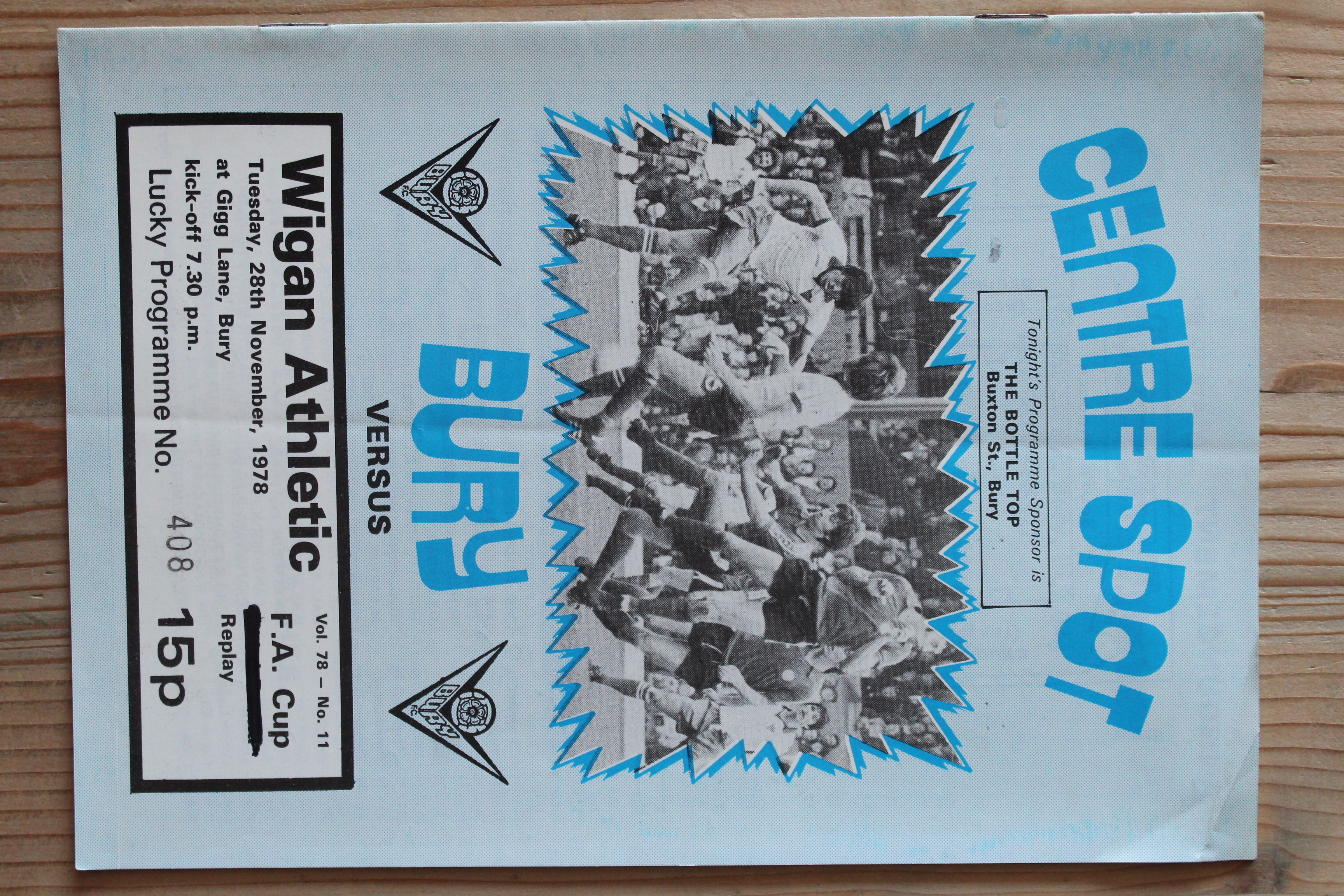 Bury FC v Wigan Athletic FC