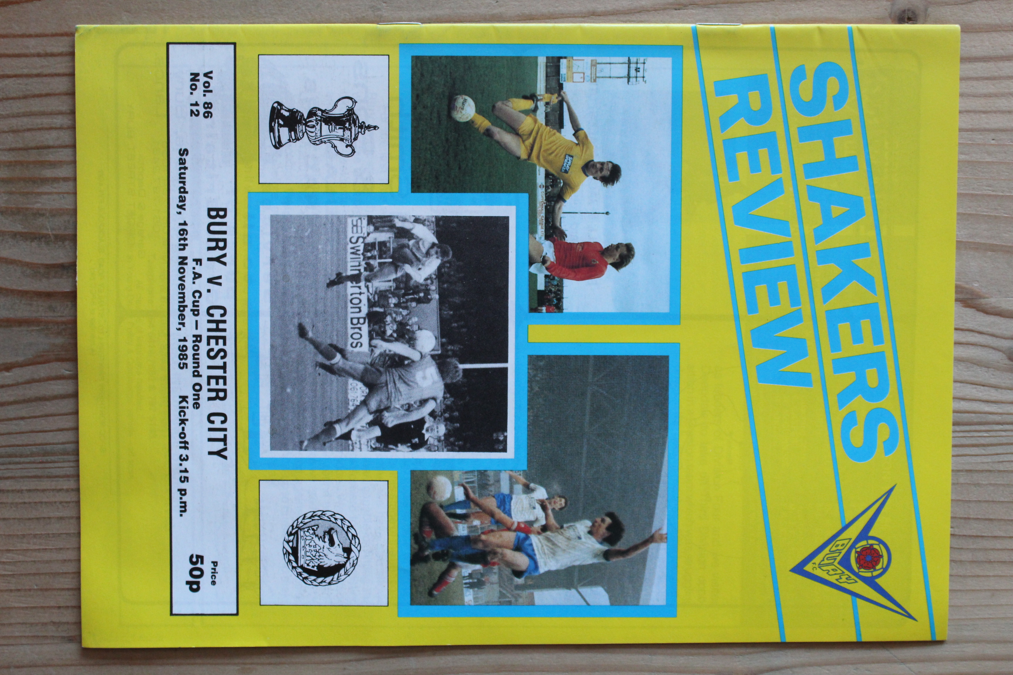 Bury FC v Chester City FC