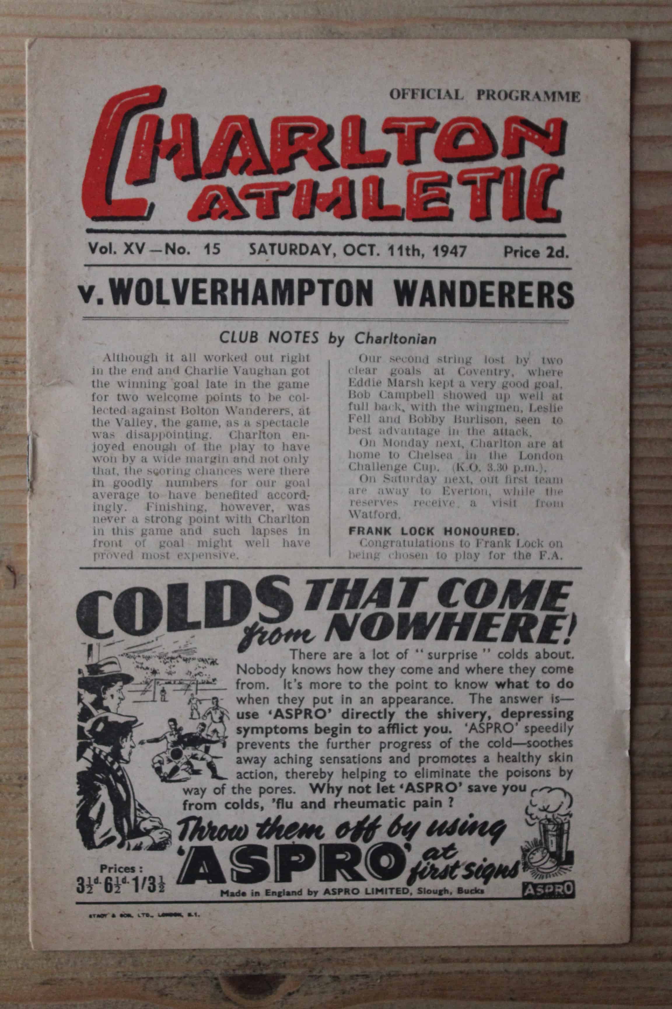 Charlton Athletic FC v Wolverhampton Wanderers FC