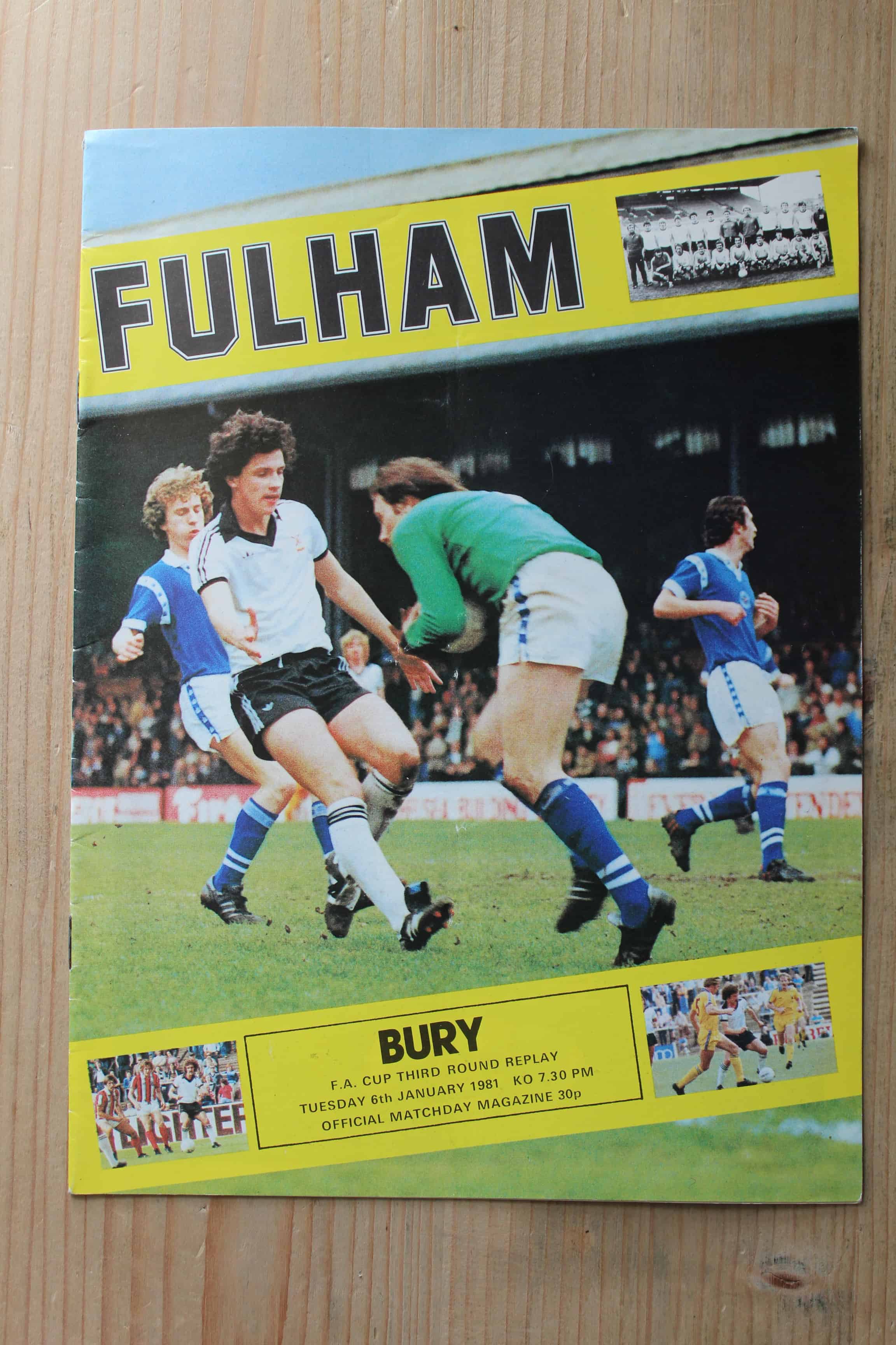 Fulham FC v Bury FC