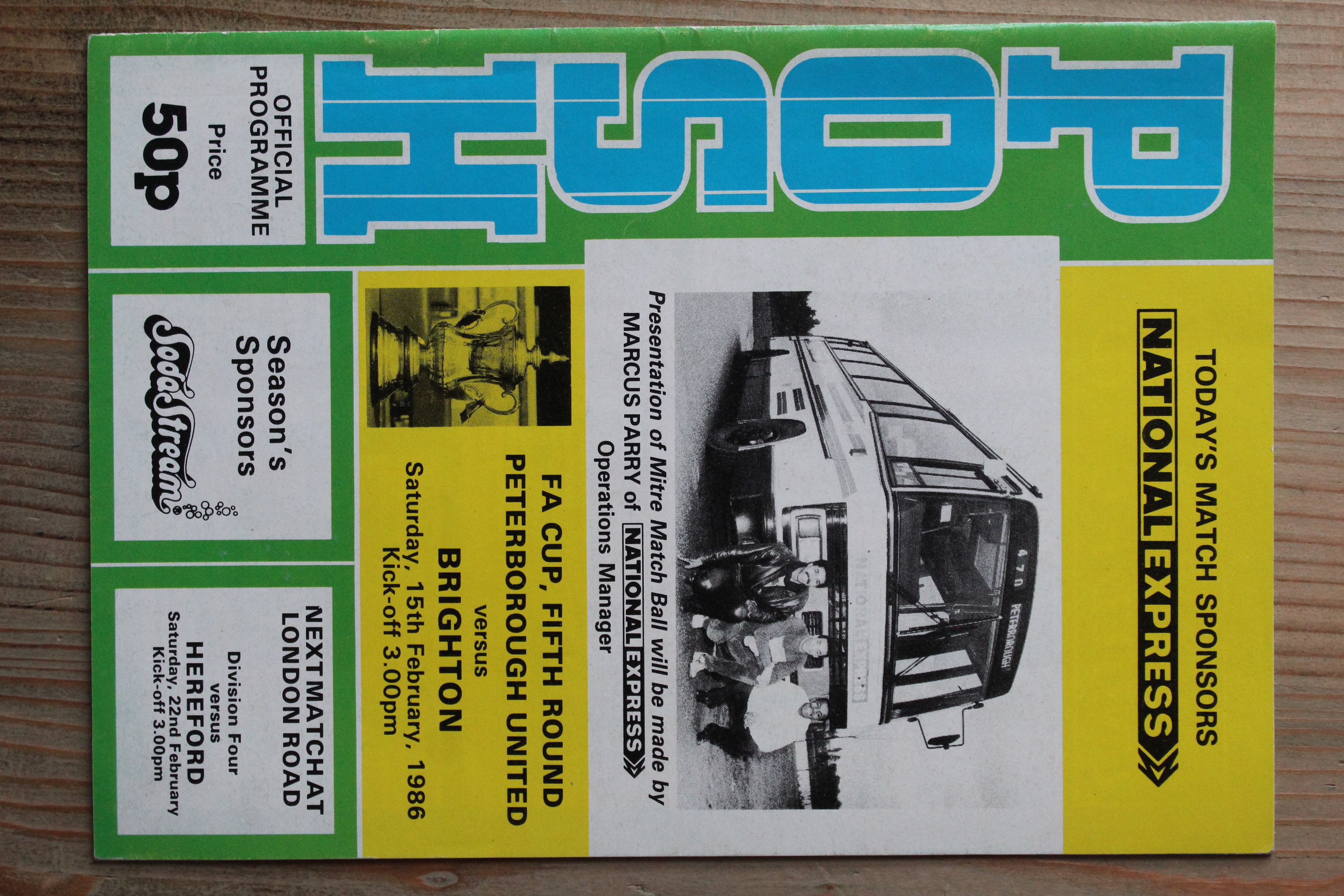 Peterborough United FC v Brighton & Hove Albion FC