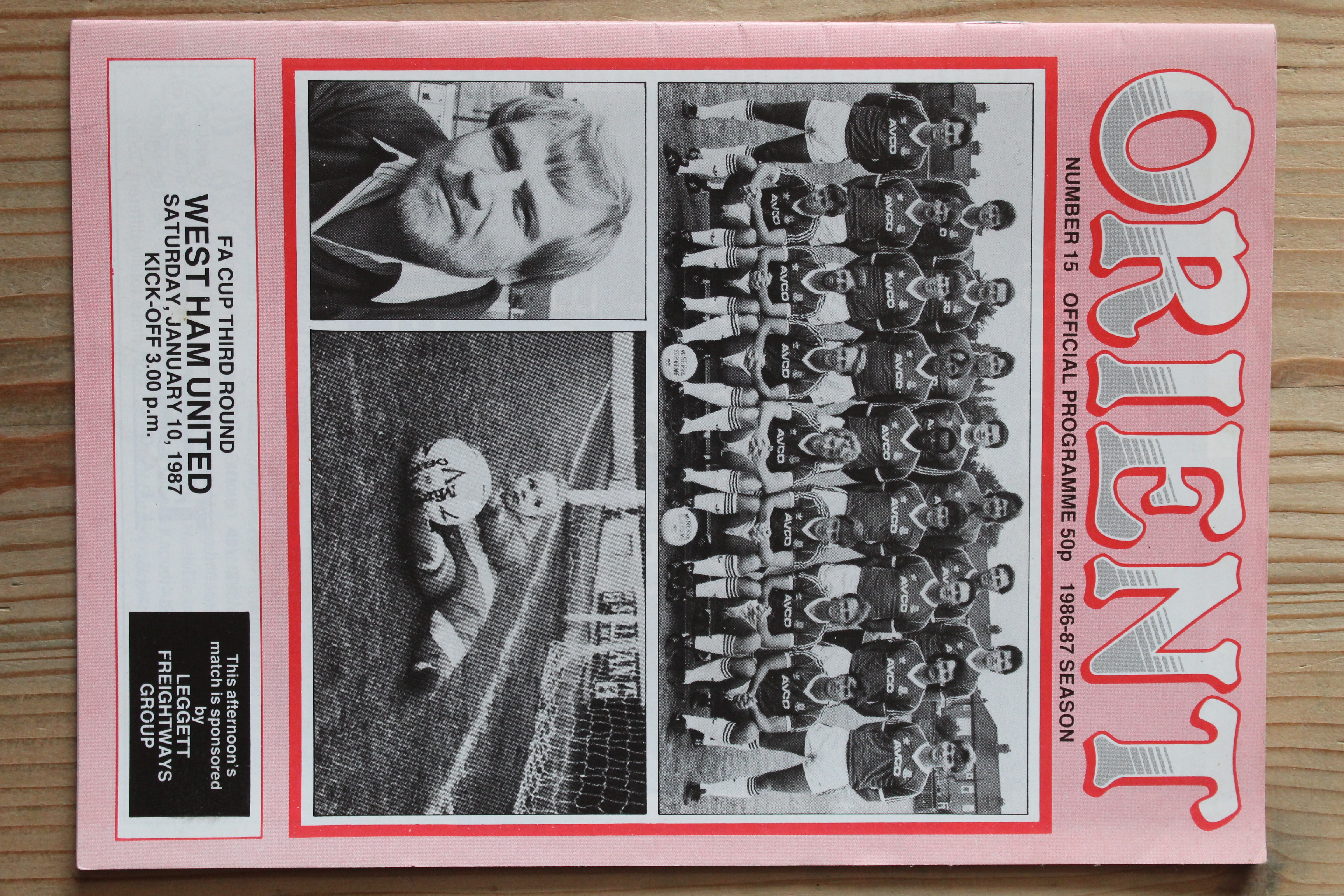 Orient v West Ham United FC