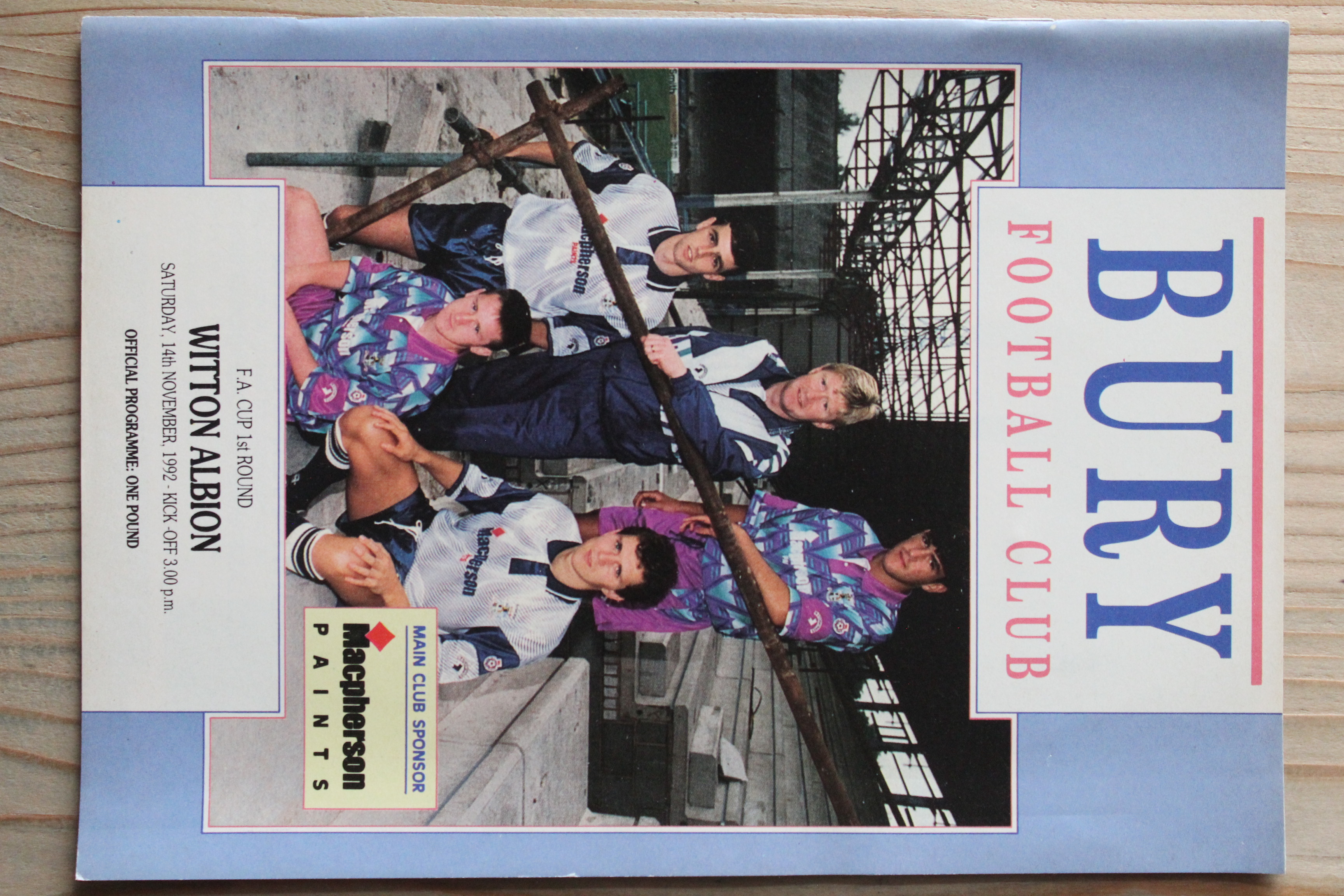 Bury FC v Witton Albion 