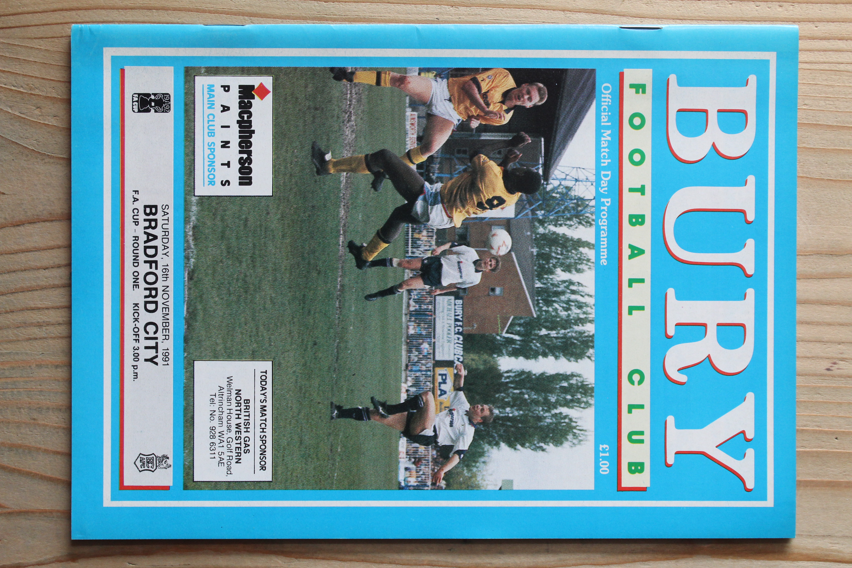 Bury FC v Bradford City FC