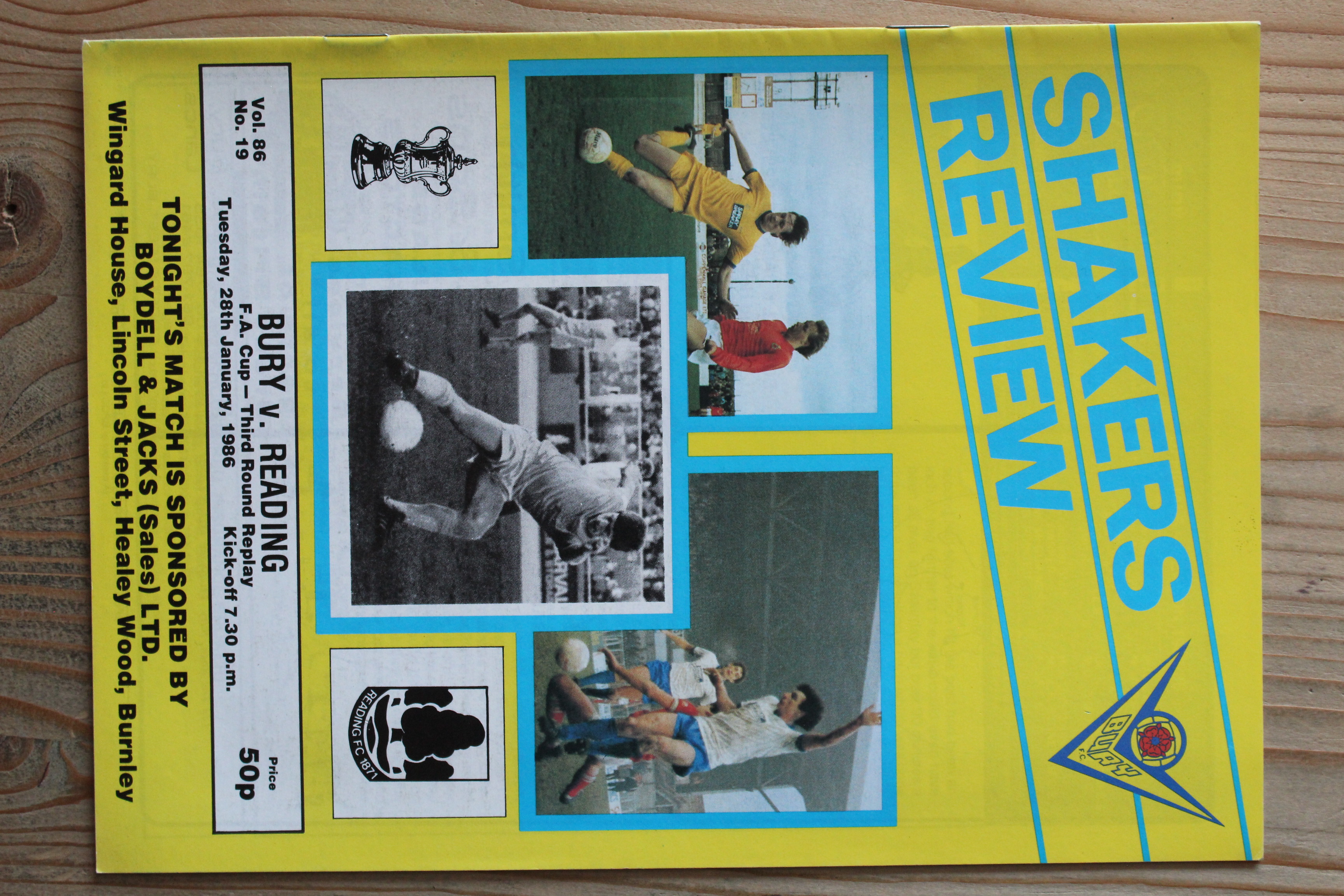 Bury FC v Reading FC