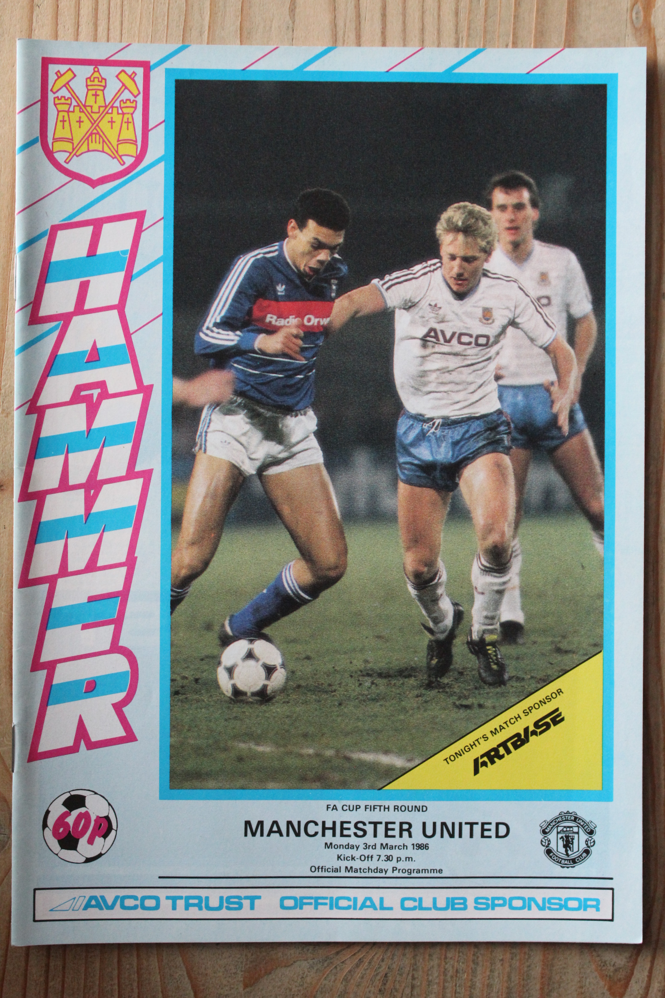 West Ham United FC v Manchester United FC